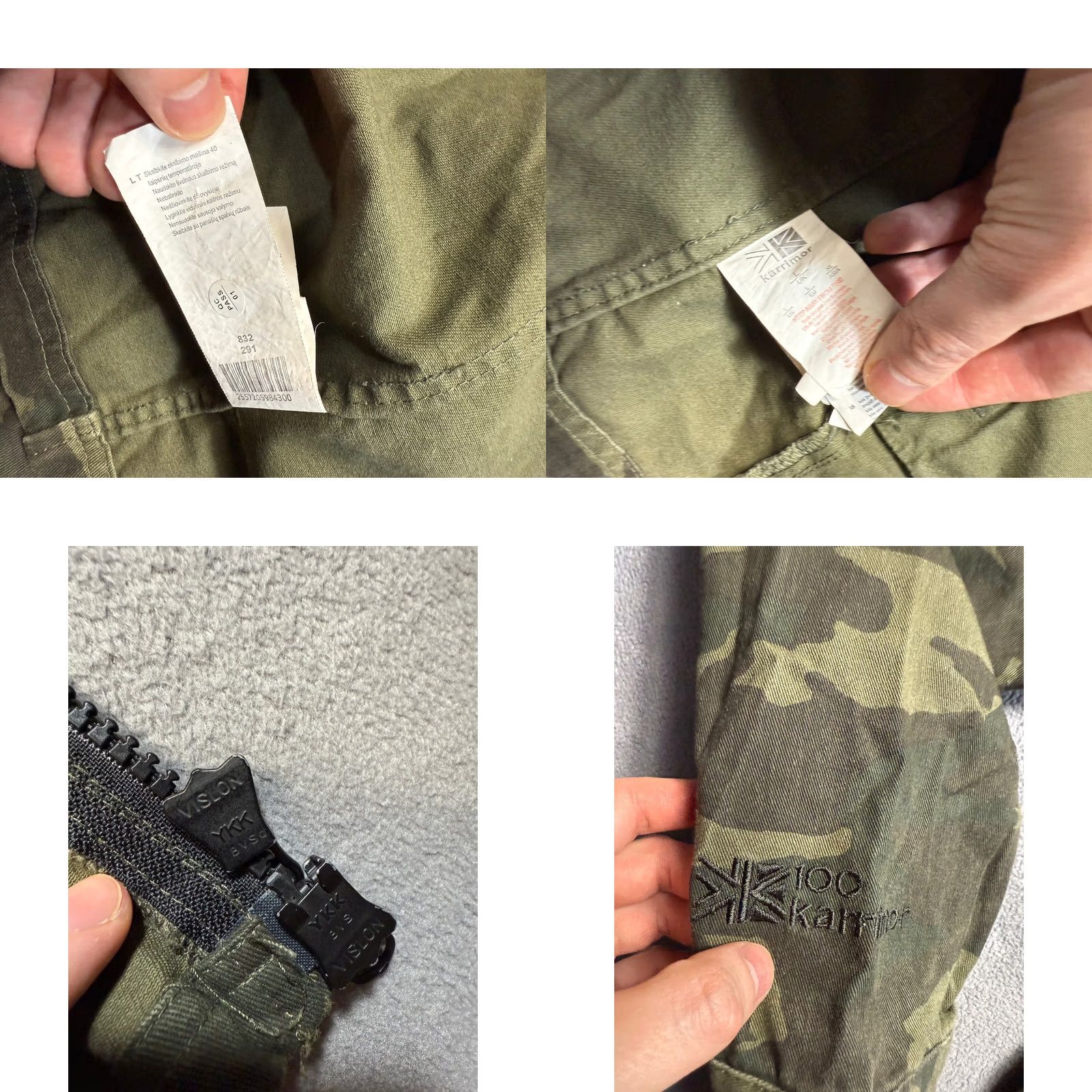 Karrimor Karrimor K100 Camo Jacket Military Mens size L Size US L / EU 52-54 / 3 - 8 Thumbnail