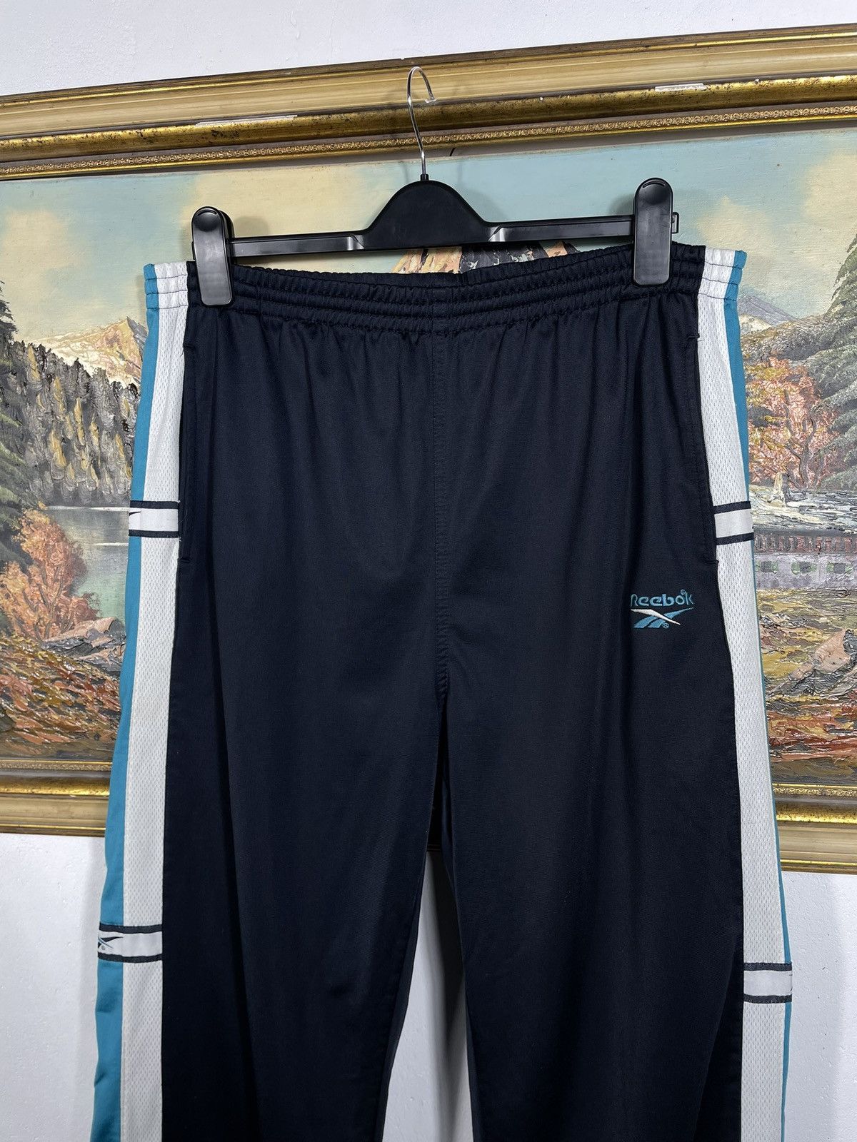 Reebok × Vintage Reebok retro 00s baggy loose trousers blockcore hiphop skate Size US 36 / EU 52 - 4 Thumbnail