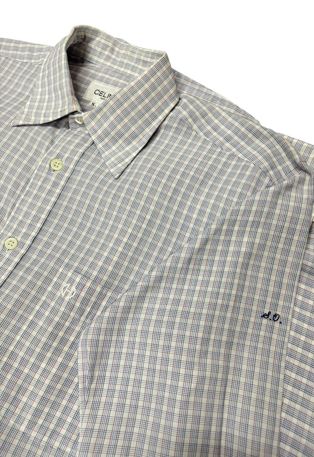 Celine Celine Paris Square Patterned Shirt Button Ups Size US M / EU 48-50 / 2 - 17 Thumbnail