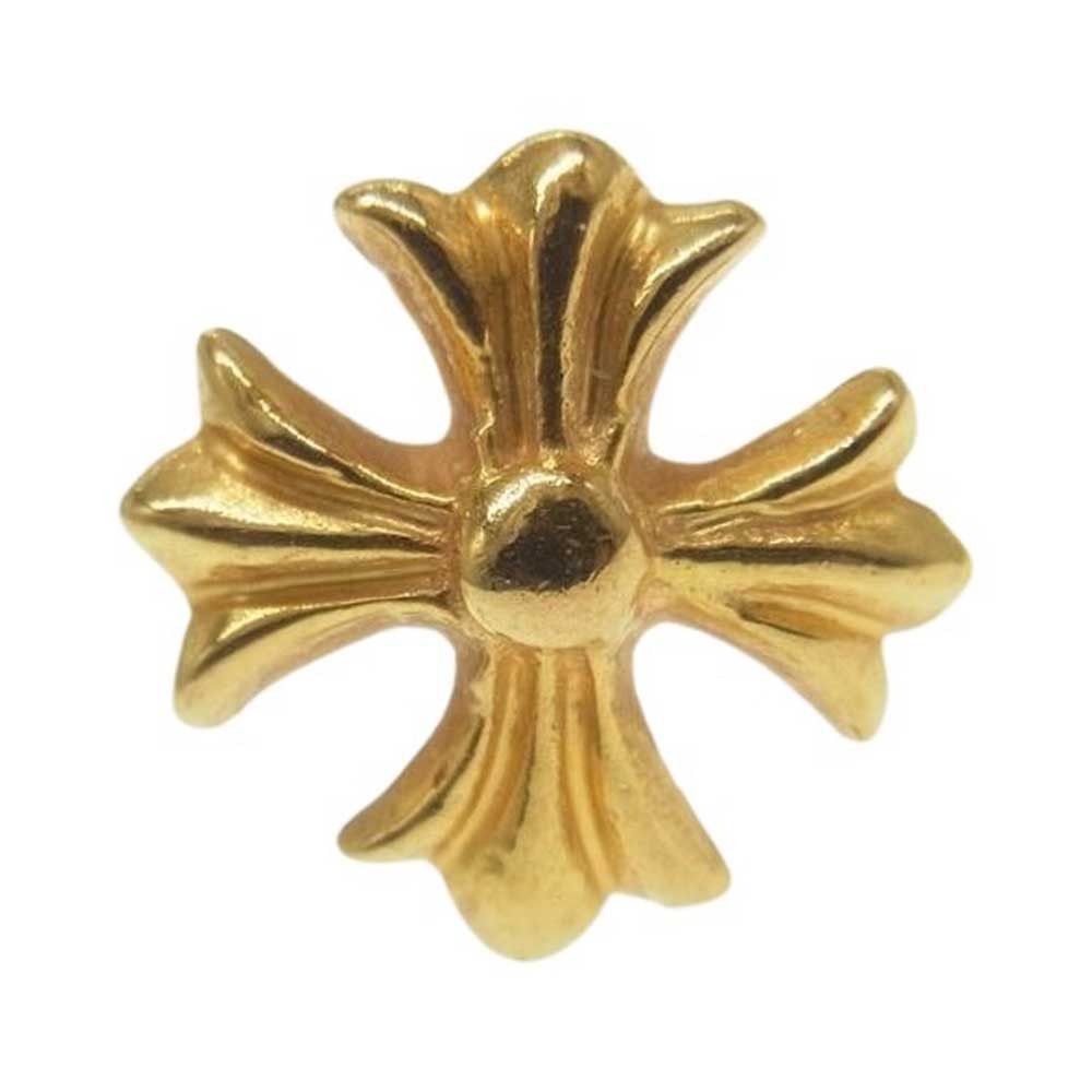 image of Chrome Hearts 22K Plus Stud Earrings in Gold, Men's