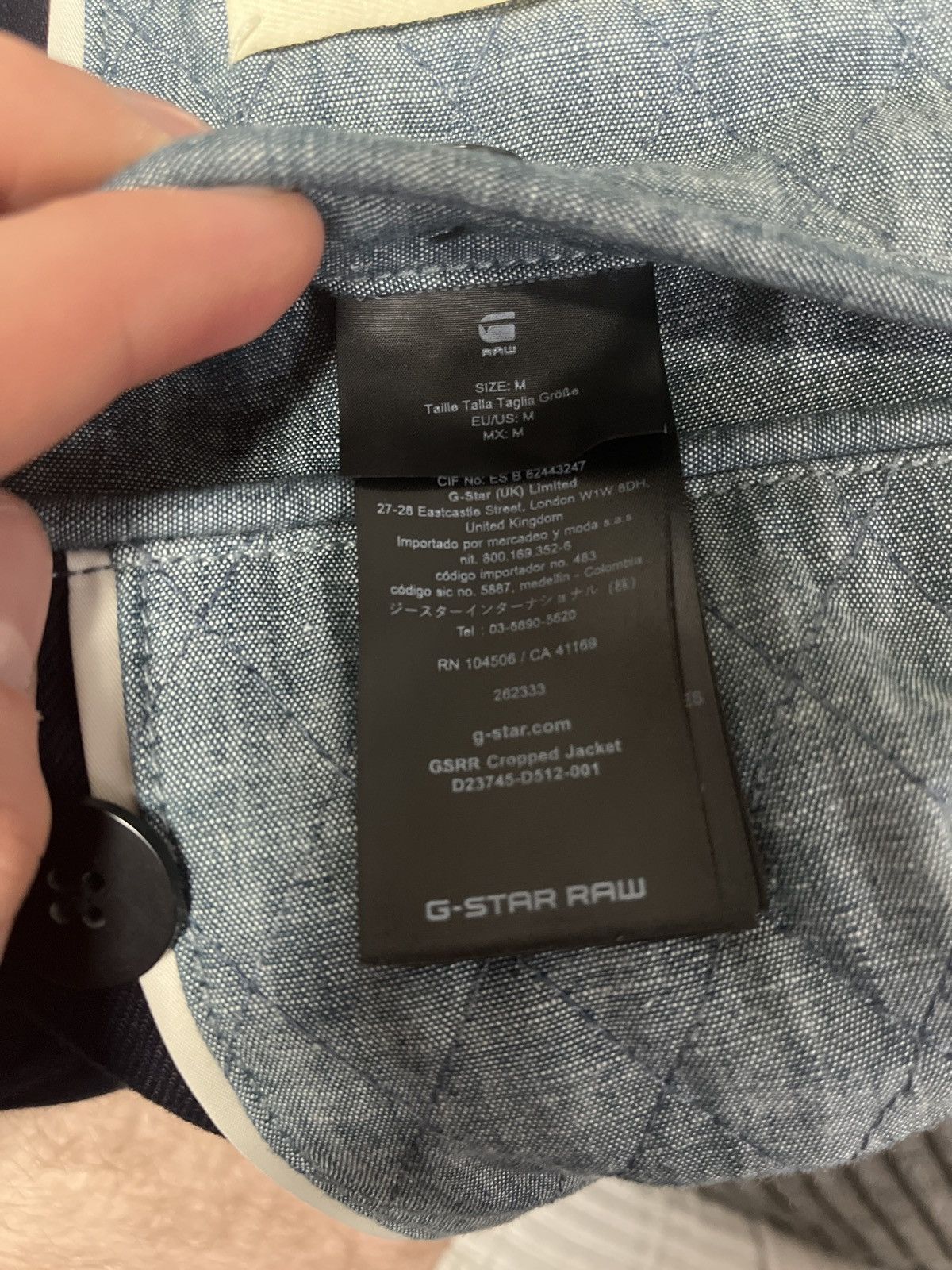 G-Star G-Star RAW Research Cropped Denim Jacket Size US M / EU 48-50 / 2 - 17 Thumbnail
