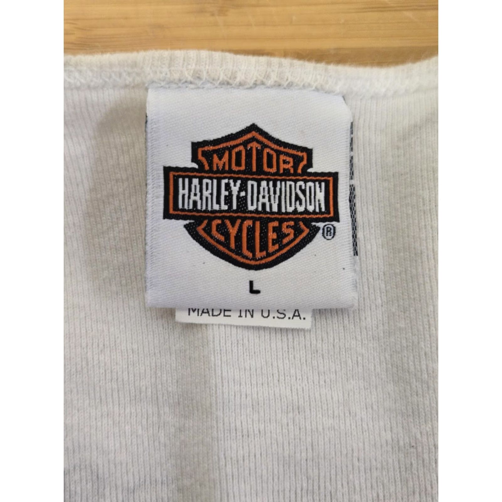 Harley Davidson VINTAGE Harley-Davidson Shirt Womens Large White Sturgis Black Hills Rally 2001 USA Size L / US 10 / IT 46 - 3 Thumbnail