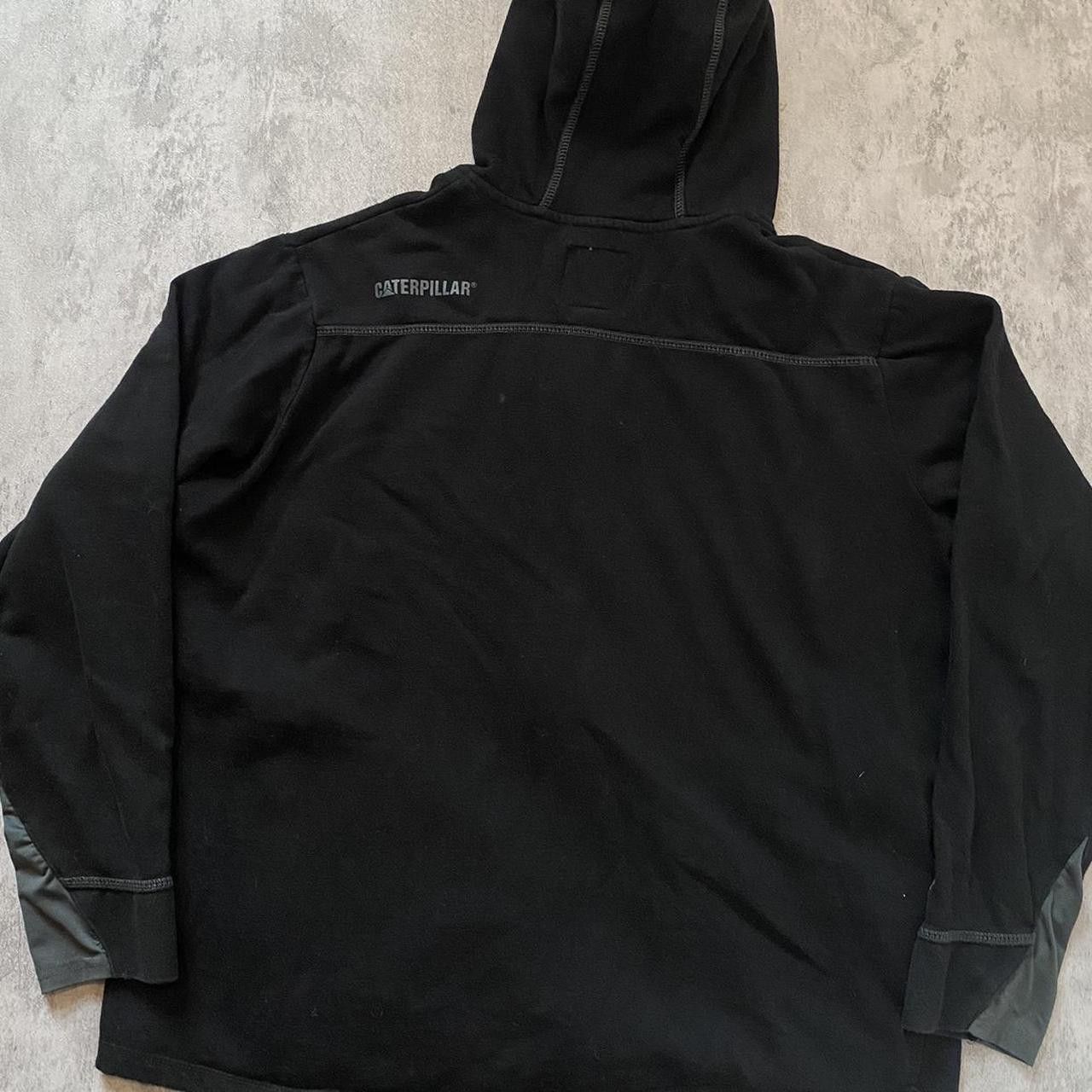 Caterpillar Black Caterpillar fleece lined hoodie with zipper Size US XL / EU 56 / 4 - 2 Thumbnail