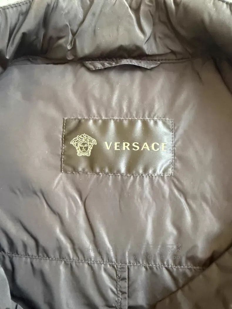 Versace Versace The coat is dark gray with a hood Size US XL / EU 56 / 4 - 3 Thumbnail