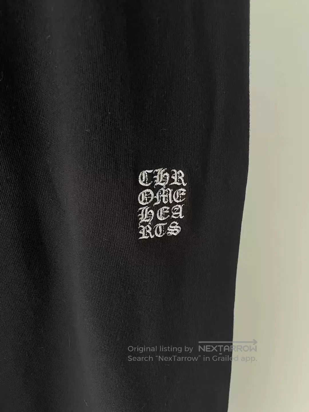 Chrome Hearts Chrome Hearts Black Embroidered Cross Sweatpants. Size US 26 / EU 42 - 3 Thumbnail