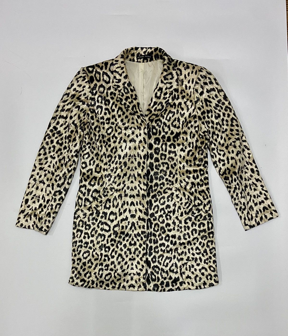 Japanese Brand MADAME NICOLE BY MITSUHIRO MATSUDA FAUX FUR TRENCH COAT Size ONE SIZE - 1 Thumbnail