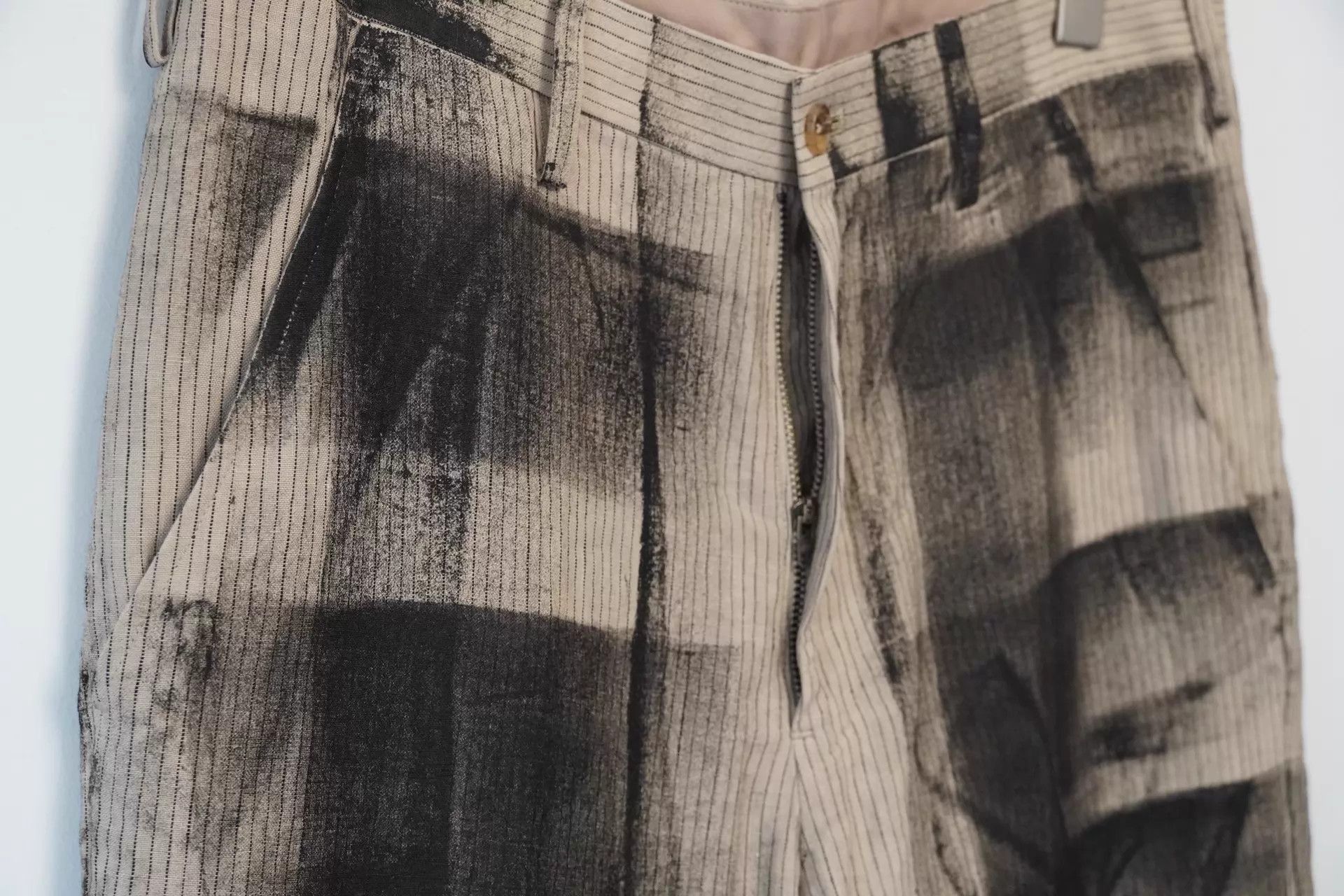 Yohji Yamamoto Yohji Yamamoto 15SS Xun Mao Hand-Dyed Pants Size 2 Size US 32 / EU 48 - 4 Thumbnail