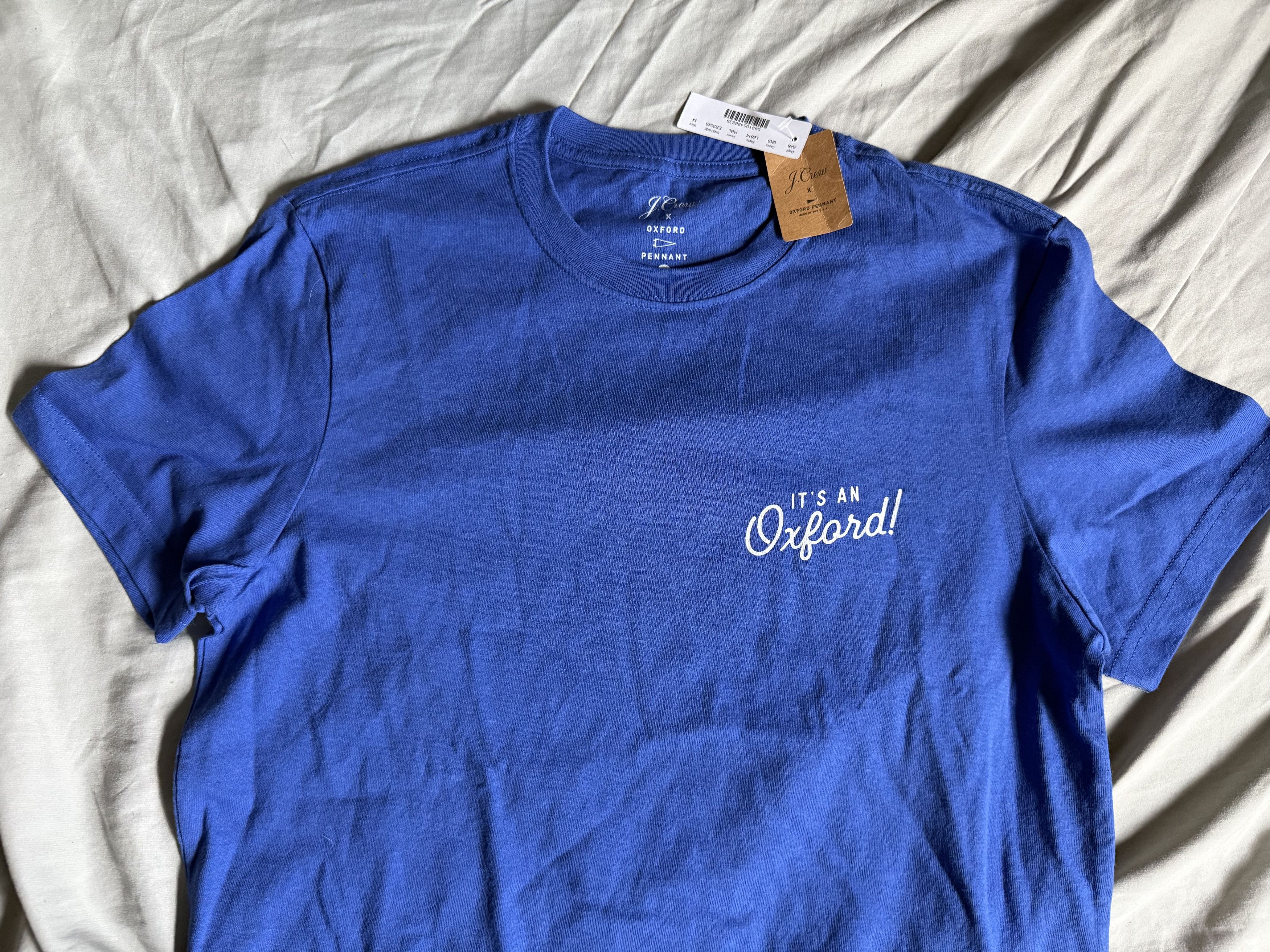 J.Crew J. Crew x Oxford Pennant Tee Shirt MEDIUM $95 Size US M / EU 48-50 / 2 - 2 Thumbnail