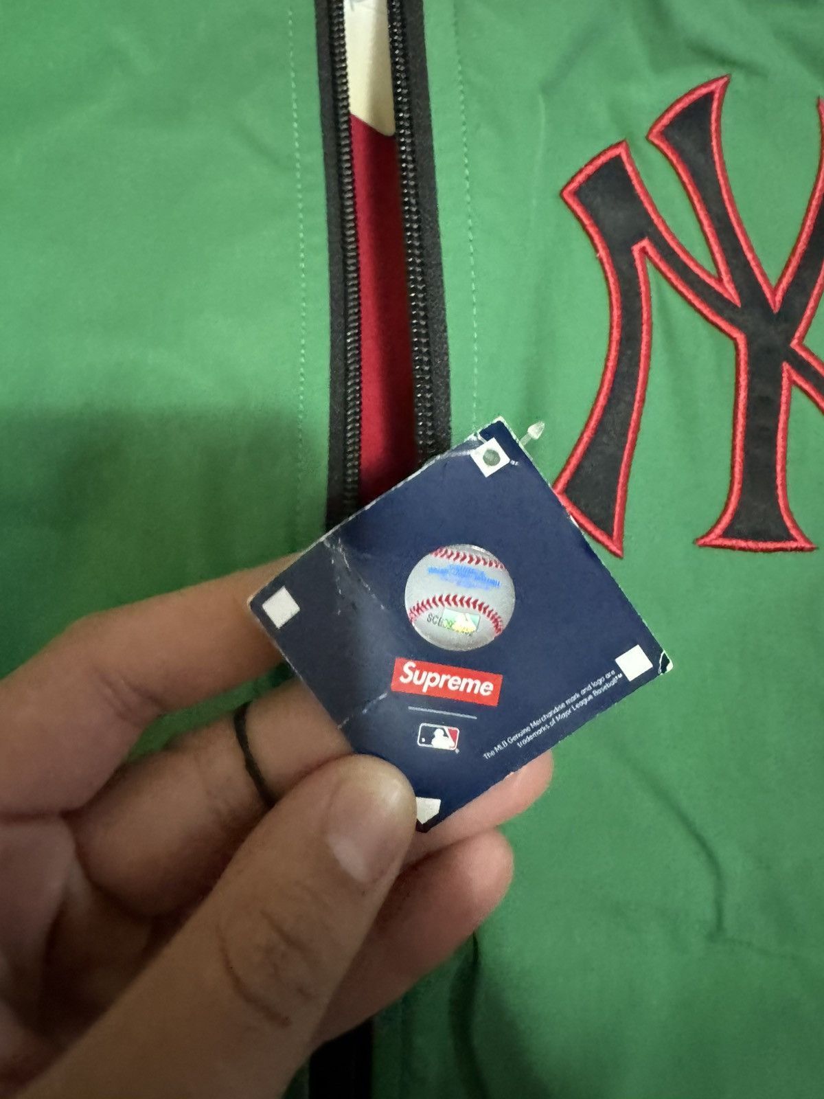 MLB × Supreme Supreme x New York Yankees Track Jacket Size US M / EU 48-50 / 2 - 4 Thumbnail