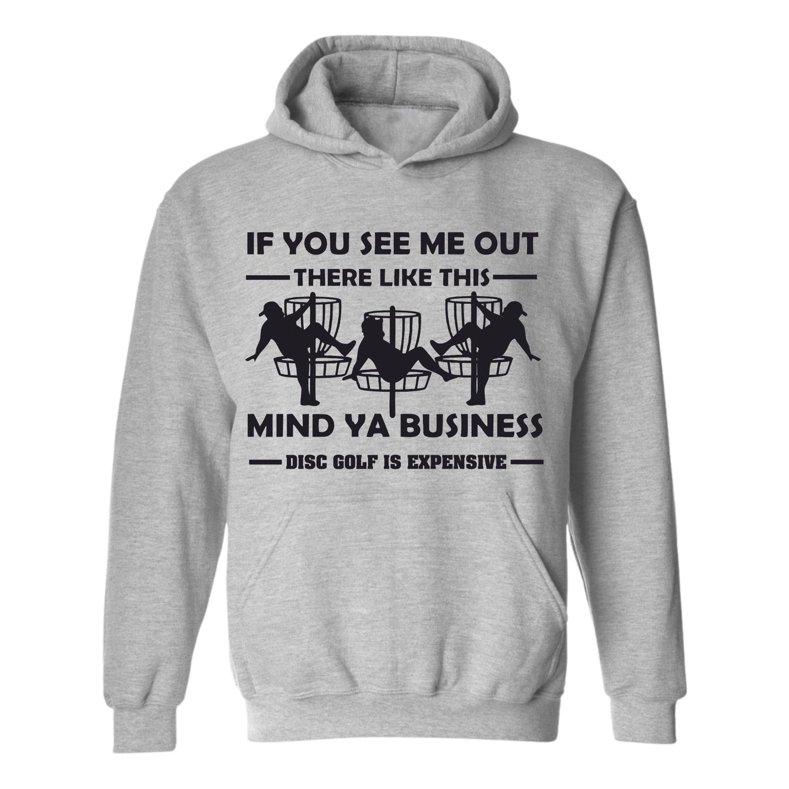 Gildan Disc Golf Hoodie Discgolf Is Expensive Funny Stripper Mens Size US L / EU 52-54 / 3 - 3 Thumbnail