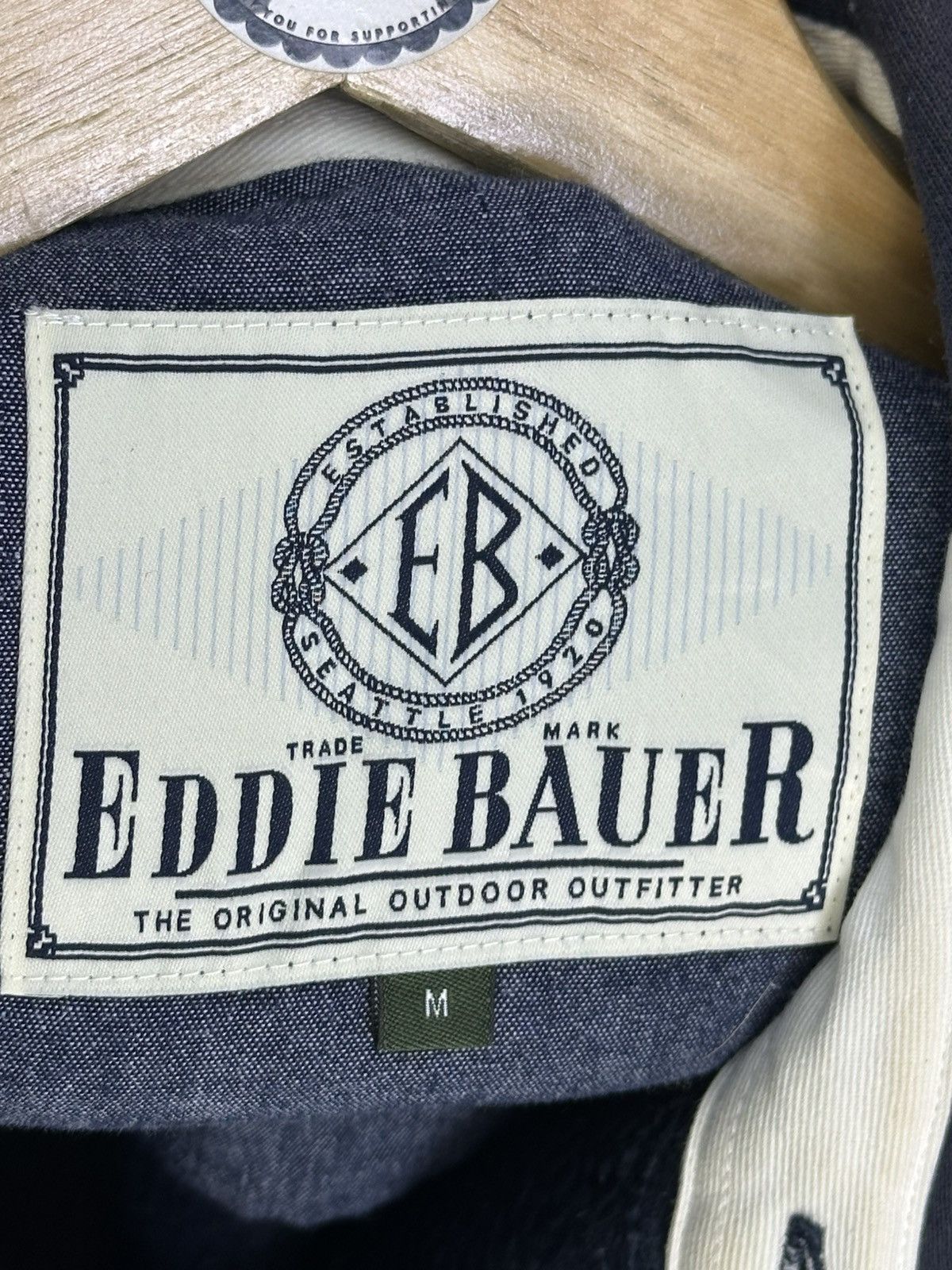 Eddie Bauer Eddie Bauer Cotton Worker Shirt Size US M / EU 48-50 / 2 - 10 Thumbnail