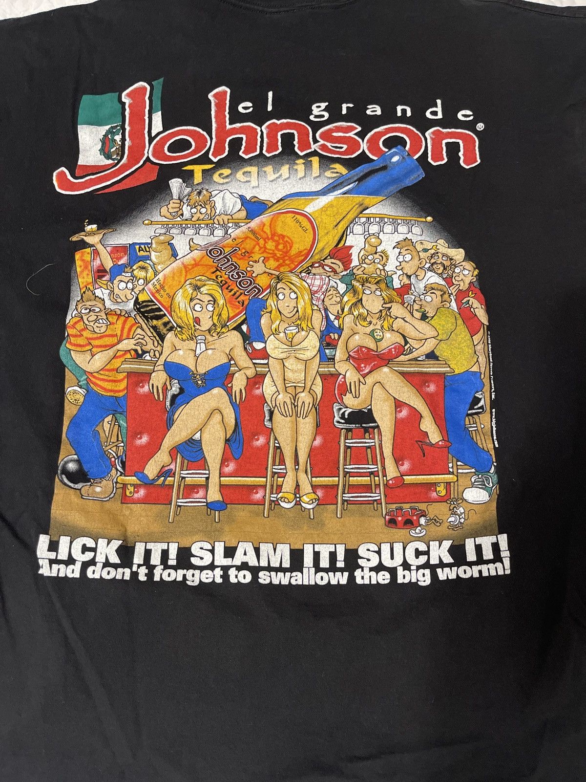 Vintage Vintage tee El grande Johnson Tequila Size US XL / EU 56 / 4 - 2 Thumbnail