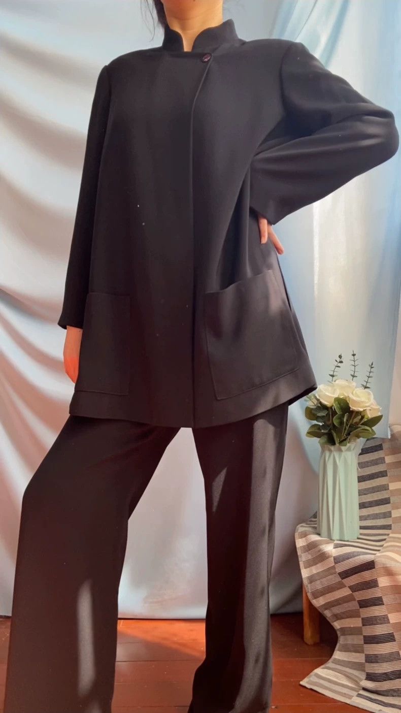 Kenzo KENZO The same black suit from the fall/winter 1997 show Size XS / US 0-2 / IT 36-38 - 1 Thumbnail