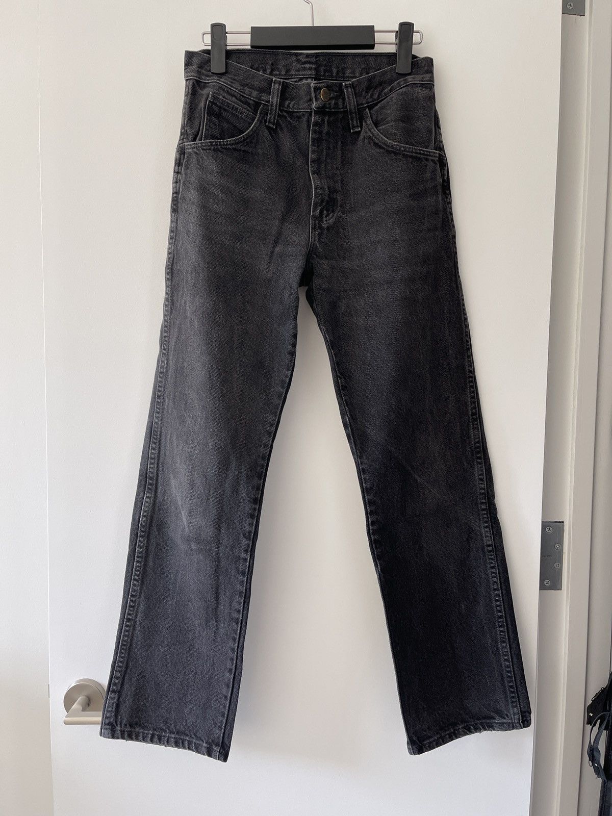 Rustler × Vintage Straight Leg Jeans in Faded Black Denim Size US 27 - 1 Thumbnail