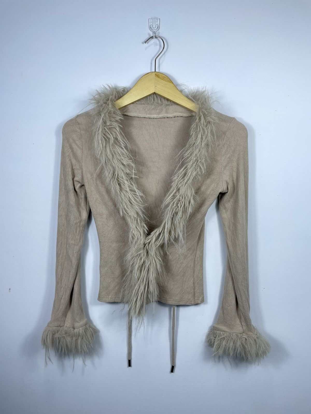 Japanese Brand Japanese Fur cardigan sweater ifsixwasnine lgb style Size US S / EU 44-46 / 1 - 2 Thumbnail