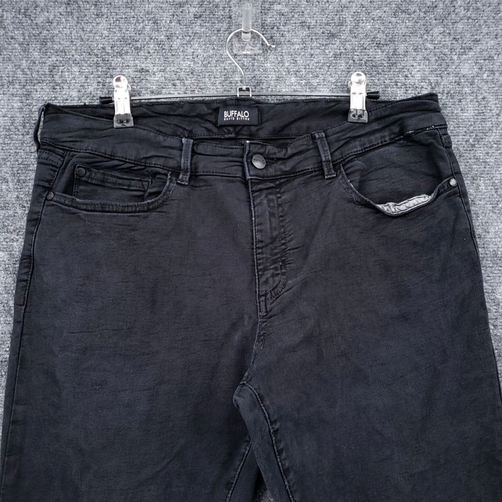 Buffalo David Bitton Buffalo David Bitton Jeans Womens 32 Skinny Dark Wash Black Denim Size 24" / US 00 / IT 34 - 5 Thumbnail