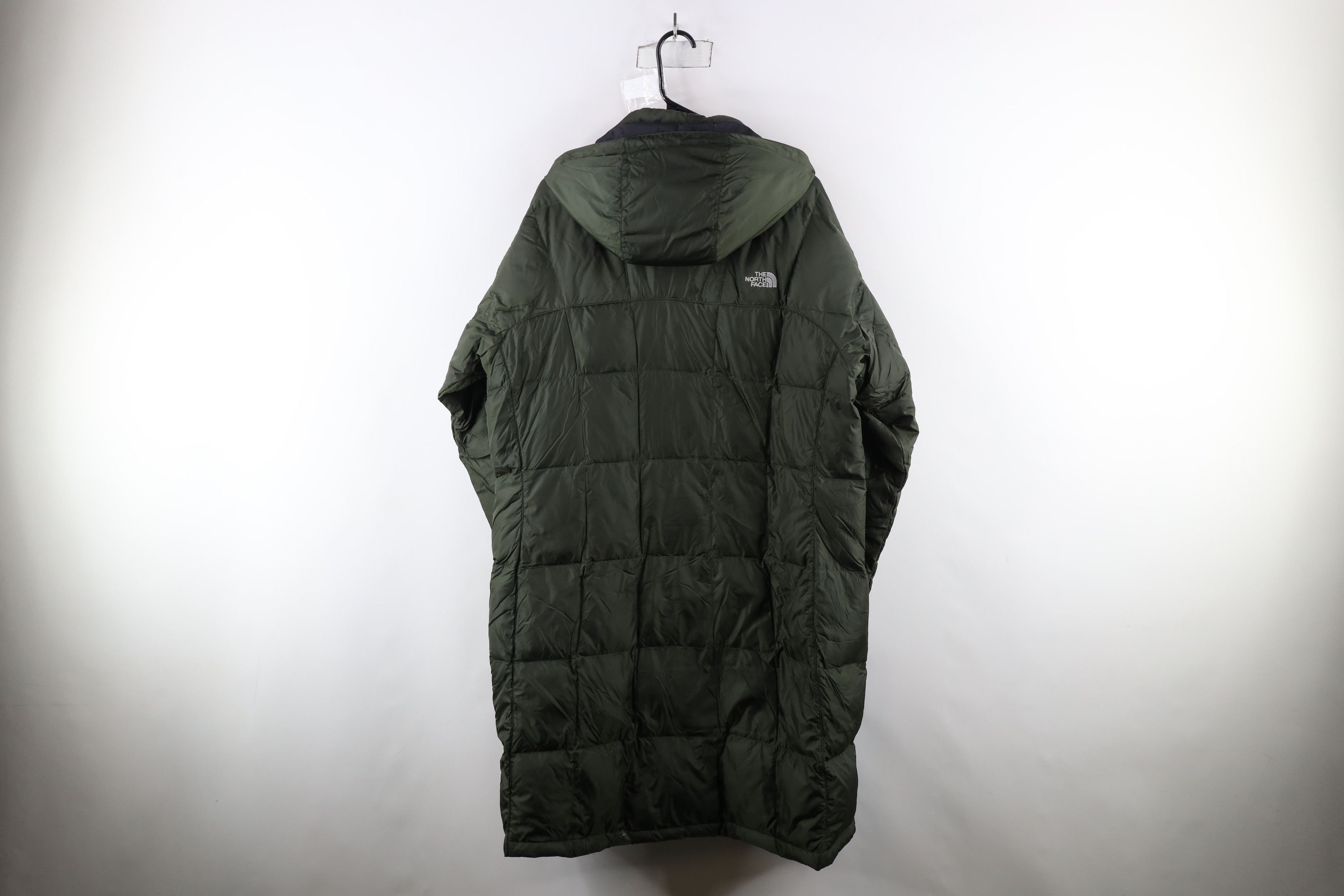 The North Face × Vintage The North Face Duck Down Hooded Puffer Parka Jacket Green Size XL / US 12-14 / IT 48-50 - 18 Thumbnail