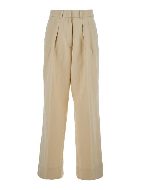PT Torino PT TORINO Women Straight Pants CDVLFKZ00STDBP710015 Beige Size 27" / US 4 / IT 40 - 1 Thumbnail