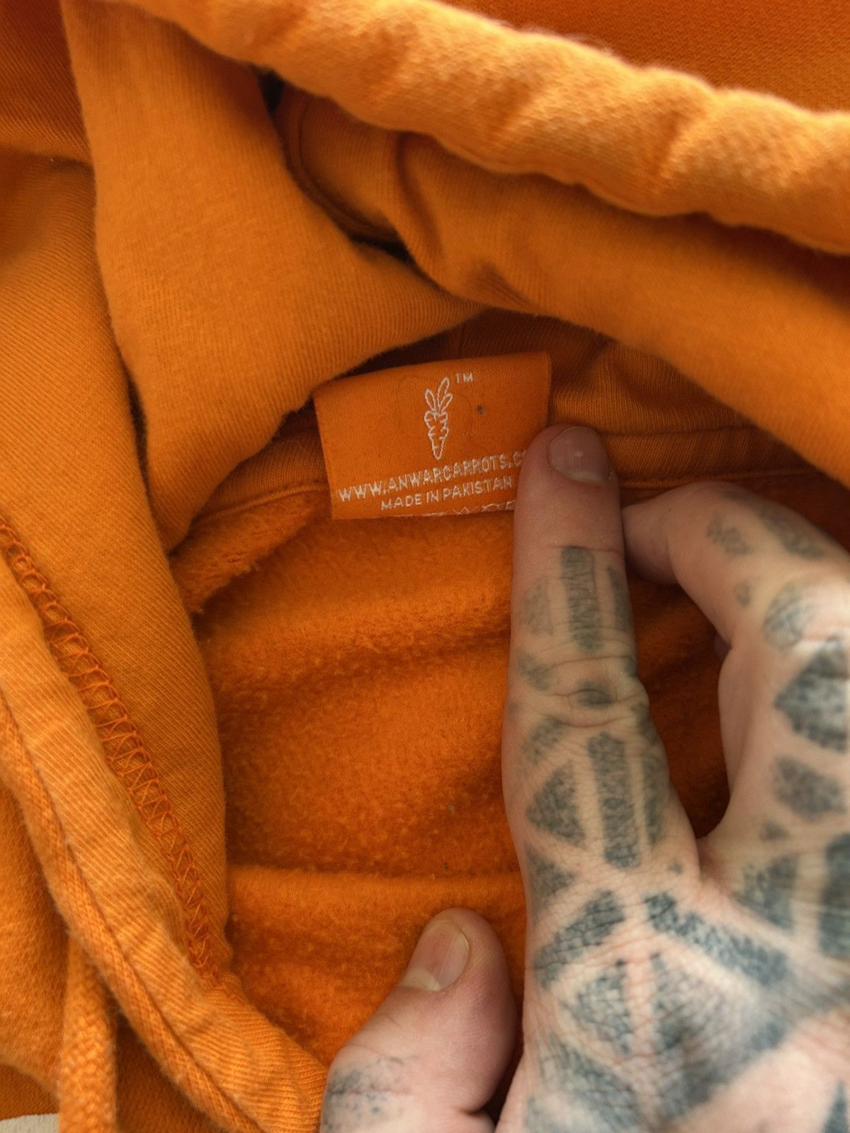 Carrots by Anwar Carrots Crocs X Carrots Collab Hoodie Orange With Embroidery Size US S / EU 44-46 / 1 - 8 Thumbnail