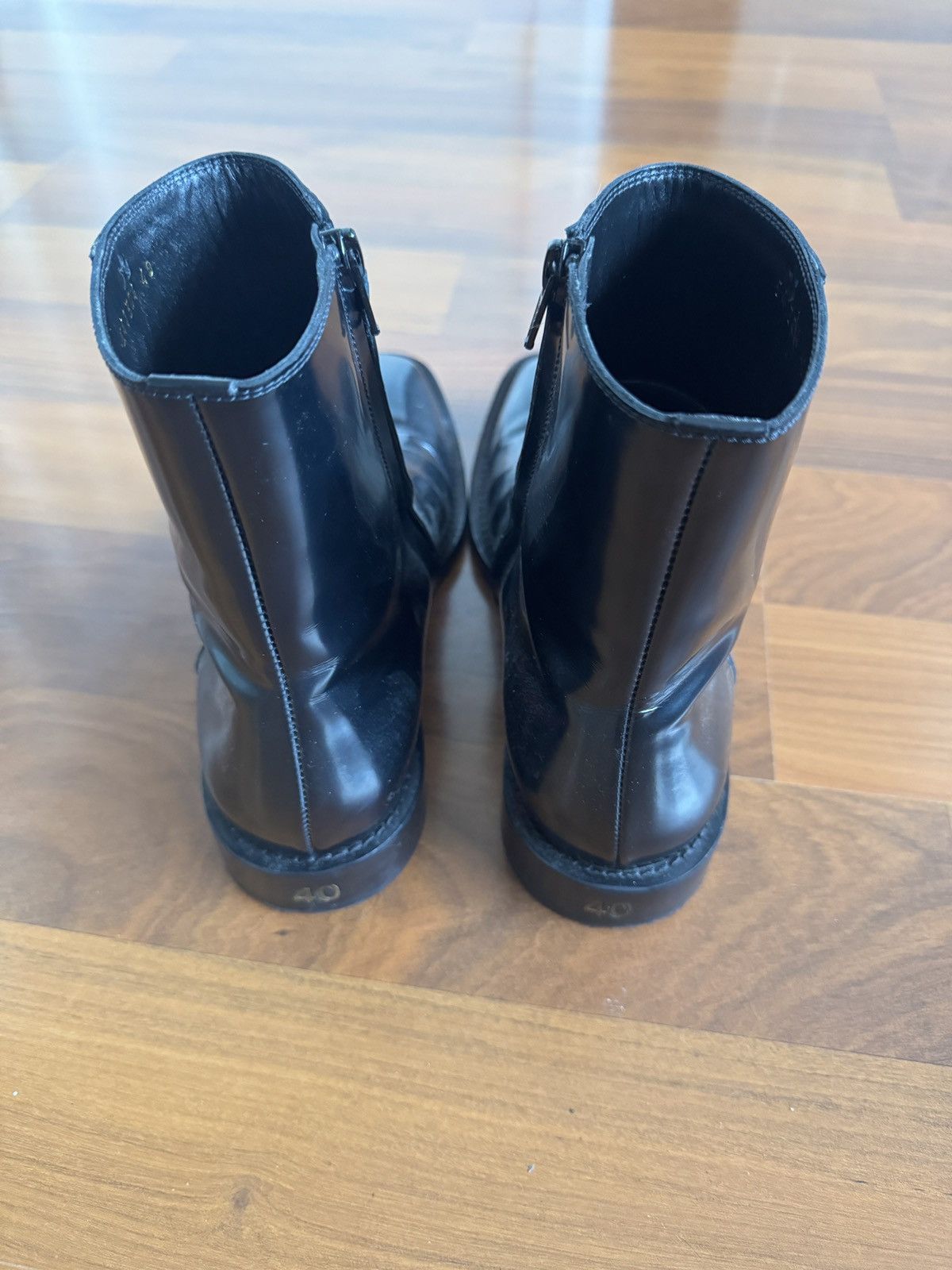 Balenciaga Balenciaga Patent Ankle Boots Size US 7 / EU 40 - 4 Thumbnail