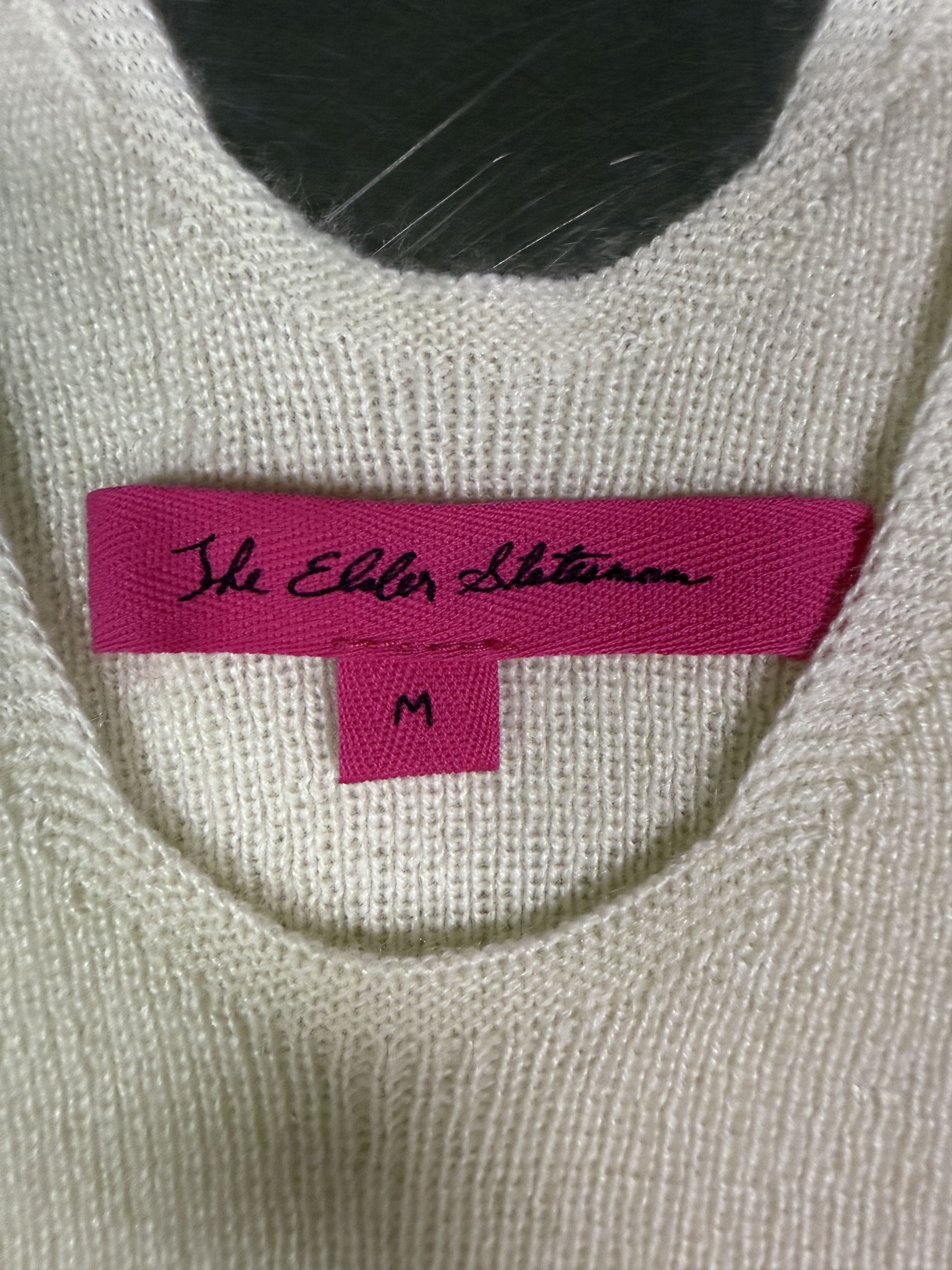 The Elder Statesman $395 The Elder Statesman Delicash White Tank Top Size M / US 6-8 / IT 42-44 - 8 Thumbnail