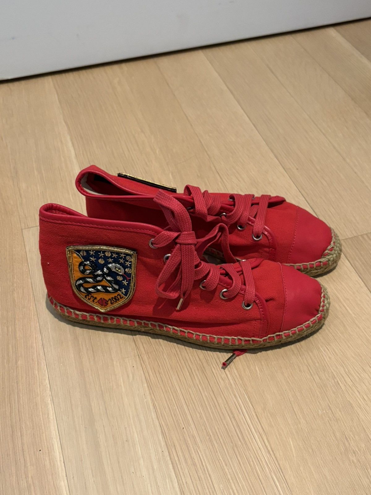 Opening Ceremony Opening ceremony Snake emblem patch high top sneakers Size US 7 / IT 37 - 7 Thumbnail