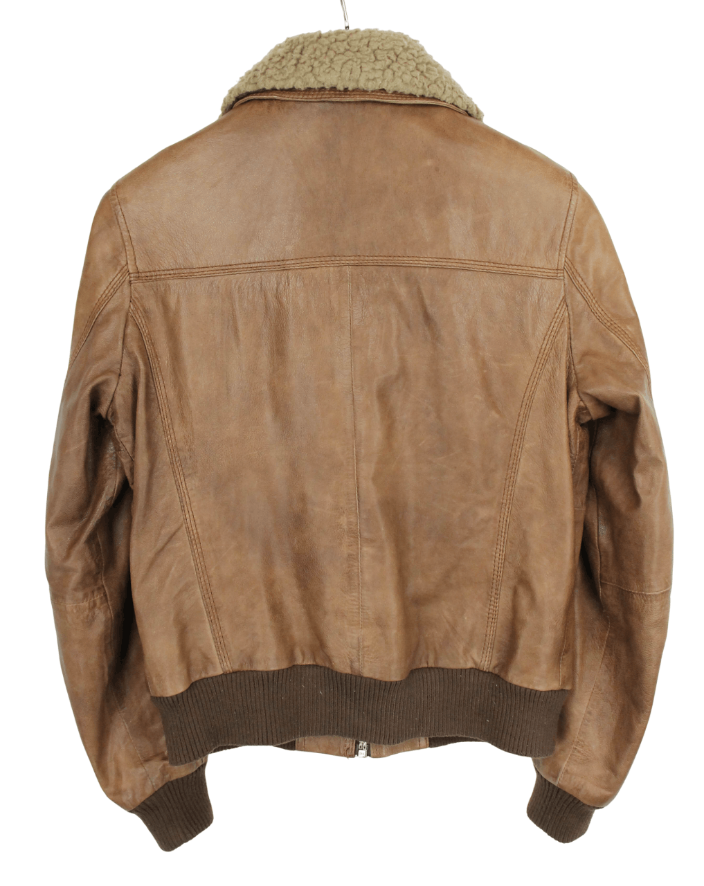 Tommy Hilfiger TOMMY HILFIGER Denim Jacket Women's MEDIUM Leather Fluffy Size M / US 6-8 / IT 42-44 - 4 Thumbnail