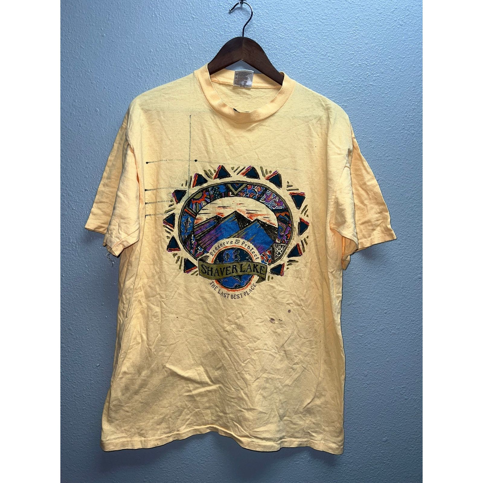 Vintage Vintage Shaver Lake Shirt Preserve And Protect Tee 90s L Size US L / EU 52-54 / 3 - 1 Thumbnail