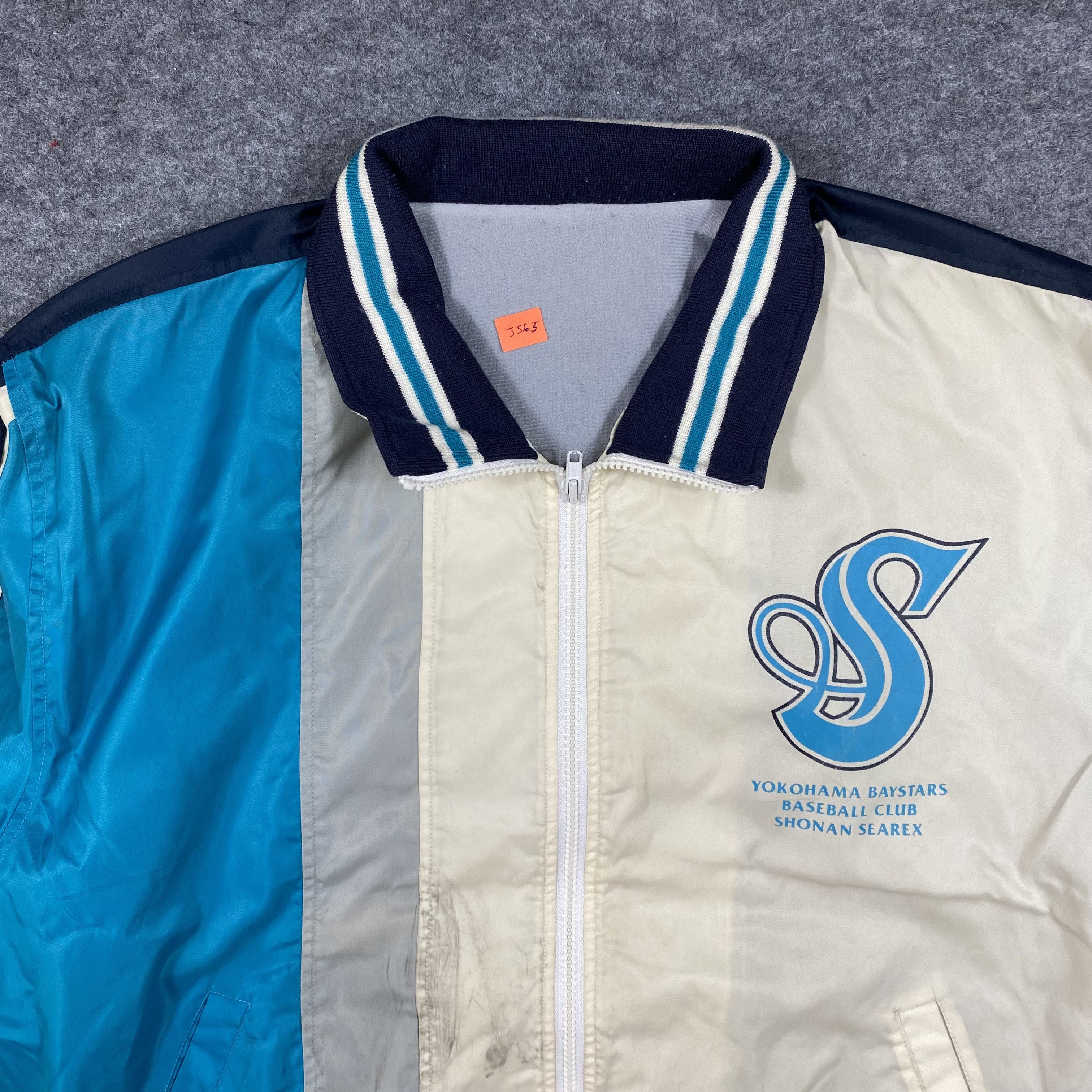MLB Vtg Yokohama Baystars Shonan Searex Japanese Baseball -J565 Size US L / EU 52-54 / 3 - 7 Thumbnail