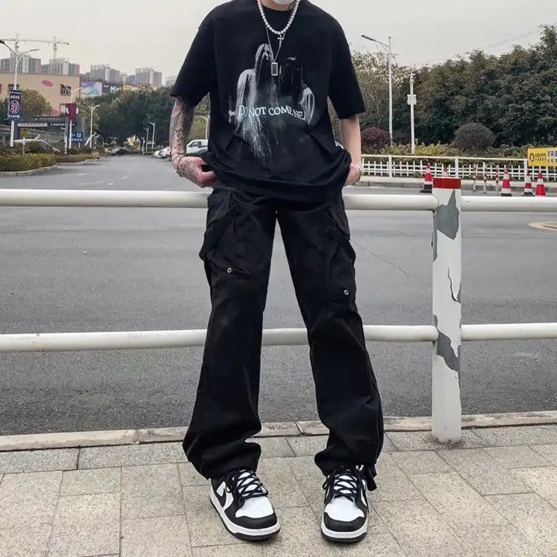 Japanese Brand × Vintage Cargo Bondage Pants Hip Hop y2k Size US 32 / EU 48 - 4 Thumbnail