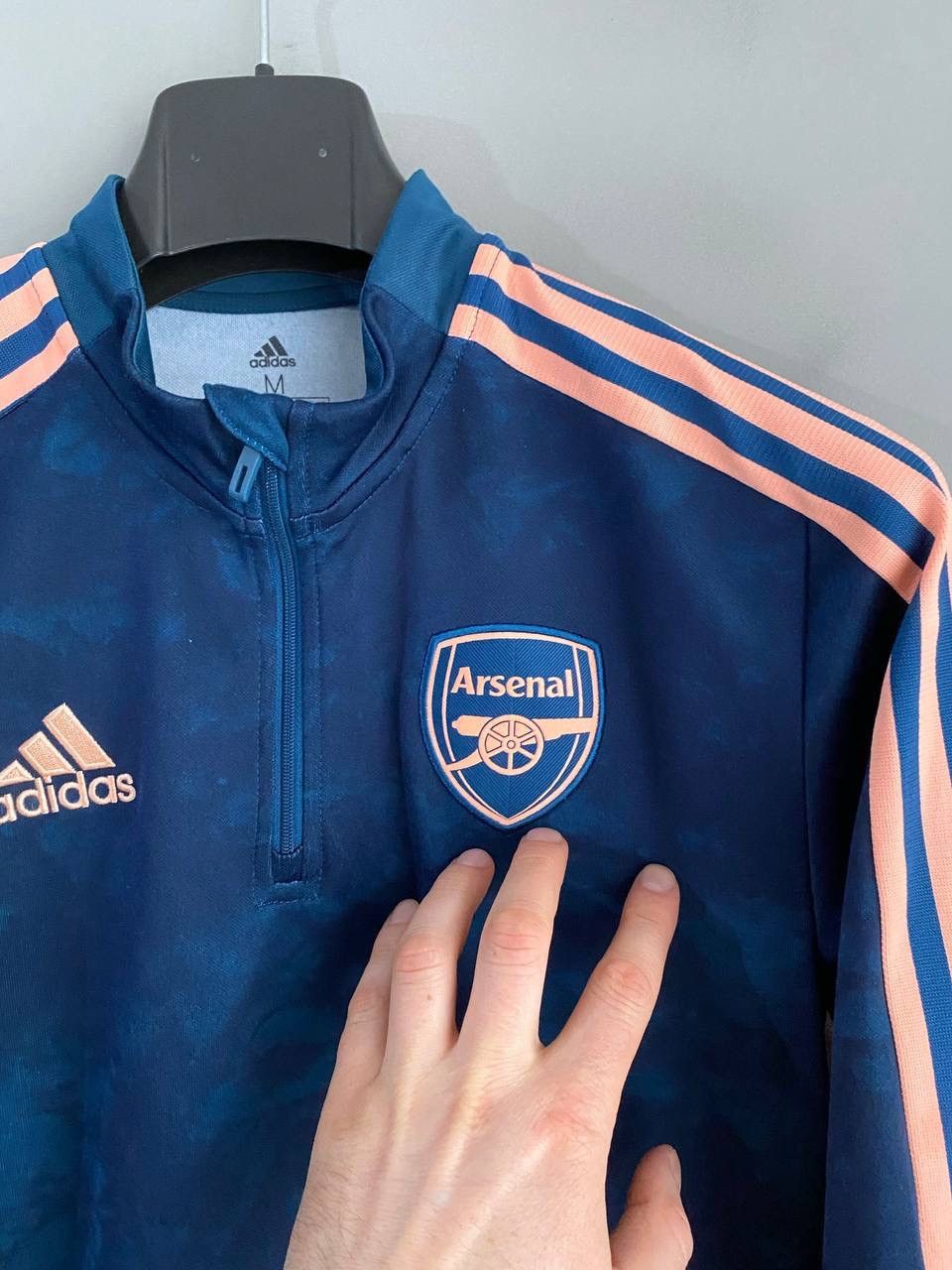 Adidas Arsenal London Soccer Training Top Long Sleeve Size M GK9406 Size US M / EU 48-50 / 2 - 5 Thumbnail