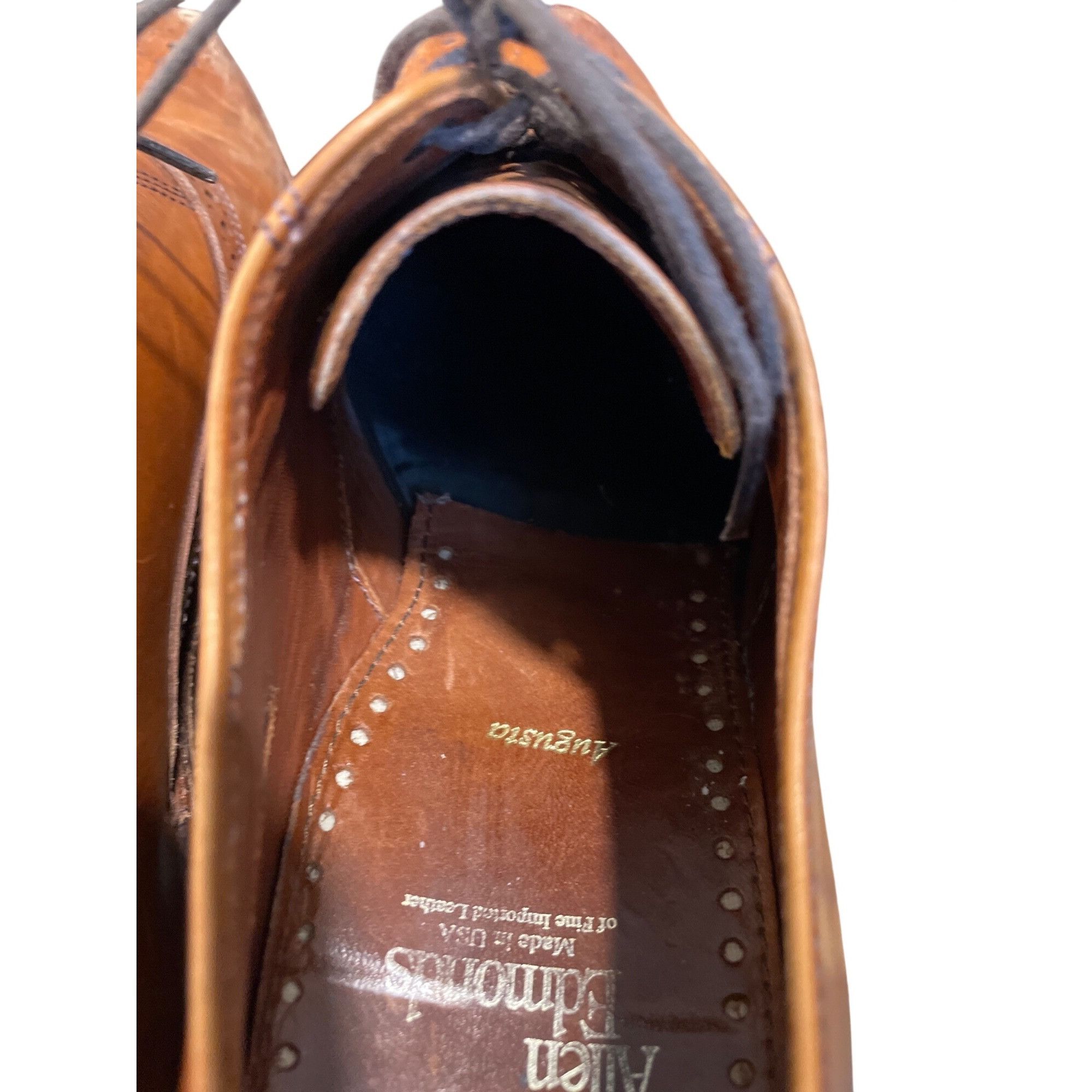 Allen Edmonds Allen Edmonds Augusta mens USA VTg brown leather oxford dre Size US 8.5 / EU 41-42 - 8 Thumbnail
