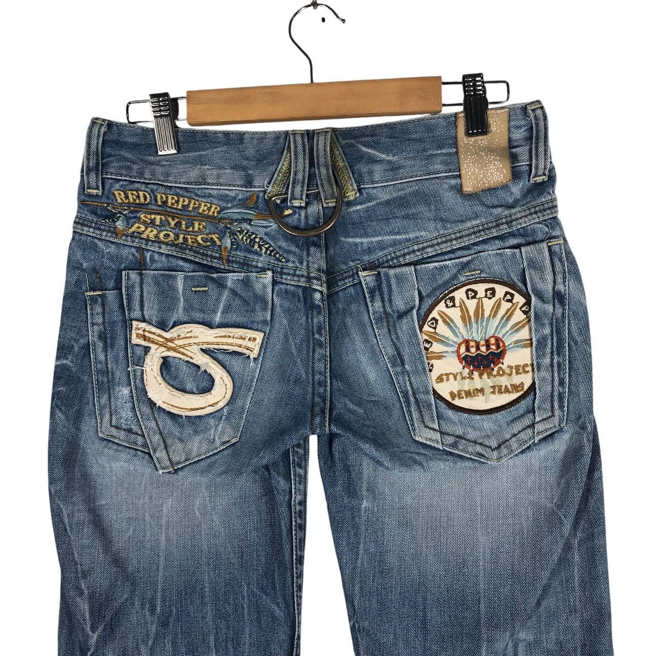 Japanese Brand Vintage Japanese Brand Gold Label Red Pepper Denim Jean Size 25" / US 0 / IT 36 - 5 Thumbnail