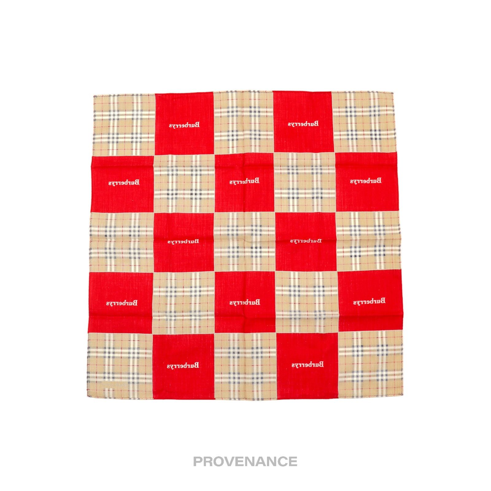 Burberry 🔴 Burberry Nova Check Logo Scarf 50 - Burberrys Checkered Size ONE SIZE - 2 Thumbnail
