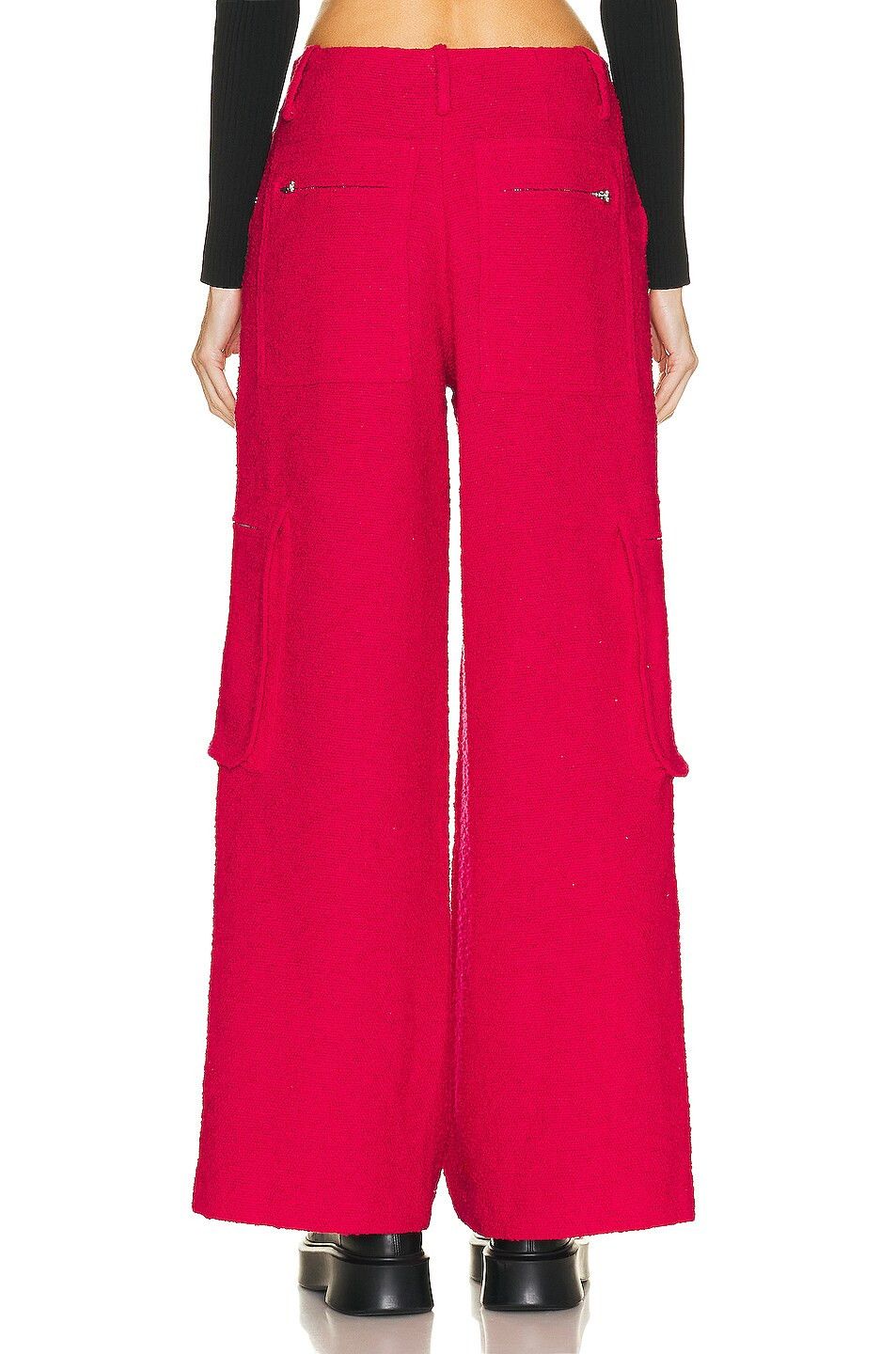 Amiri o1y0425 Casual Pant in Fuchsia Size 27" / US 4 / IT 40 - 3 Thumbnail