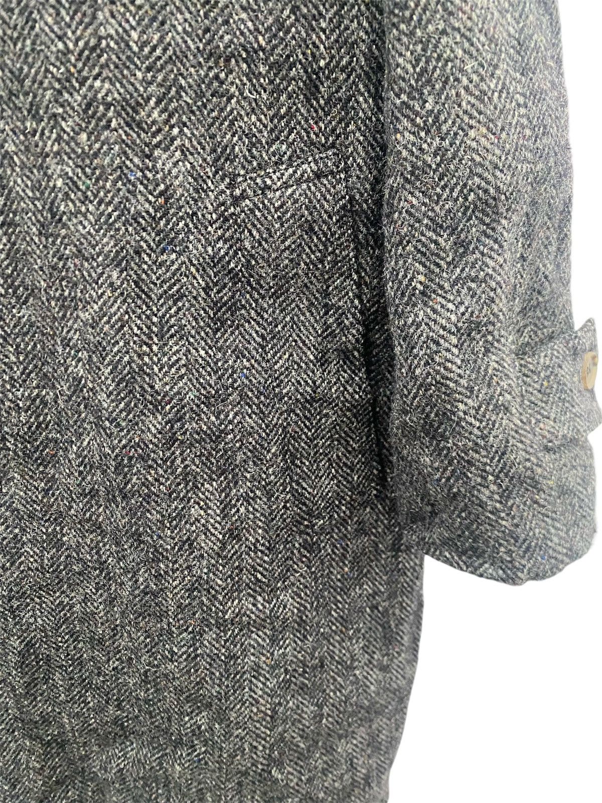 Harris Tweed Legendary Hand Woven Harris Tweed Long Jacket Herringbone Size US M / EU 48-50 / 2 - 5 Thumbnail