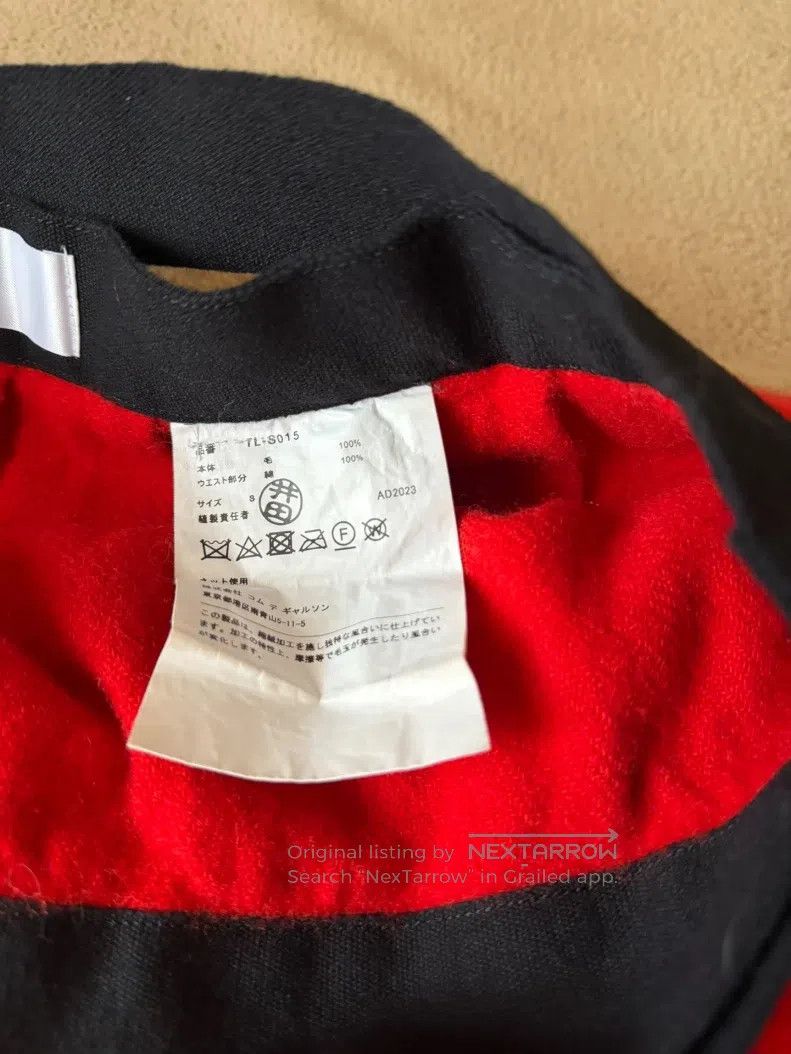 Comme des Garcons Comme Des Garcons size S Wool pleated ruffle tie waist hal Size 23" - 4 Thumbnail