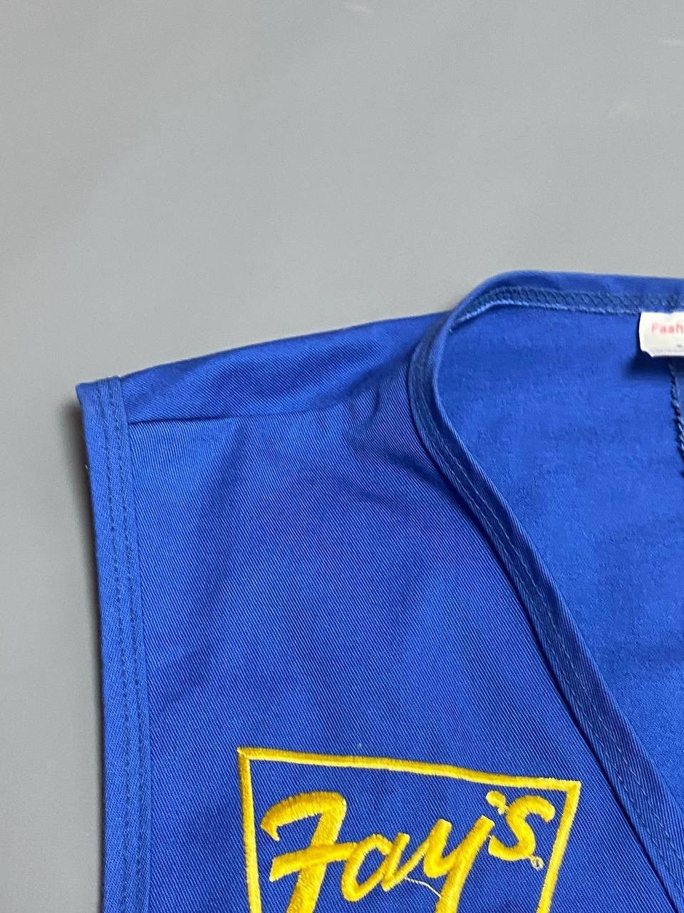 Vintage VTG 80-90s Fays Drugs Store Workers Vest Blue Size M Usa Size US M / EU 48-50 / 2 - 3 Thumbnail