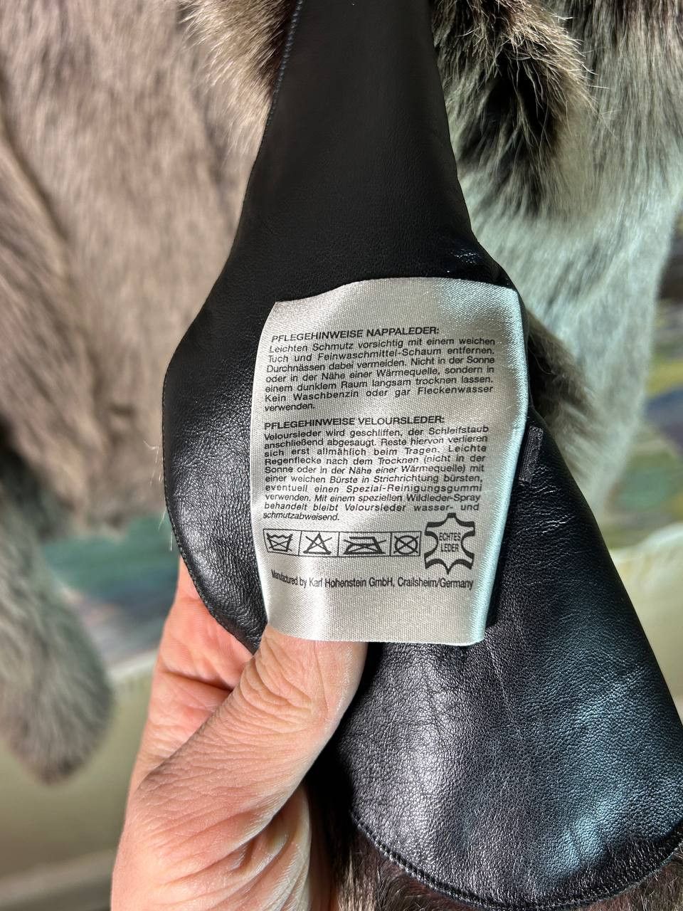 Annette Gortz Annette Görtz Fur & Leather Coat Real Fur AvantGarde EU36 Size S / US 4 / IT 40 - 13 Thumbnail
