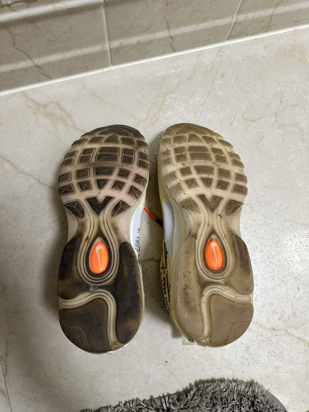 Nike × Off-White × Virgil Abloh Nike Off-White Air Max 97 Sz. 12 Size US 12 / EU 45 - 13 Thumbnail