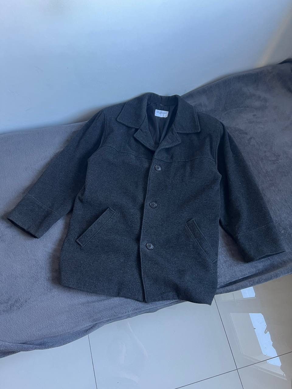 Alexander McQueen Vintage 90s Alexandr McQueen Jacket Wool Blend Bomber Coat Size US L / EU 52-54 / 3 - 1 Thumbnail