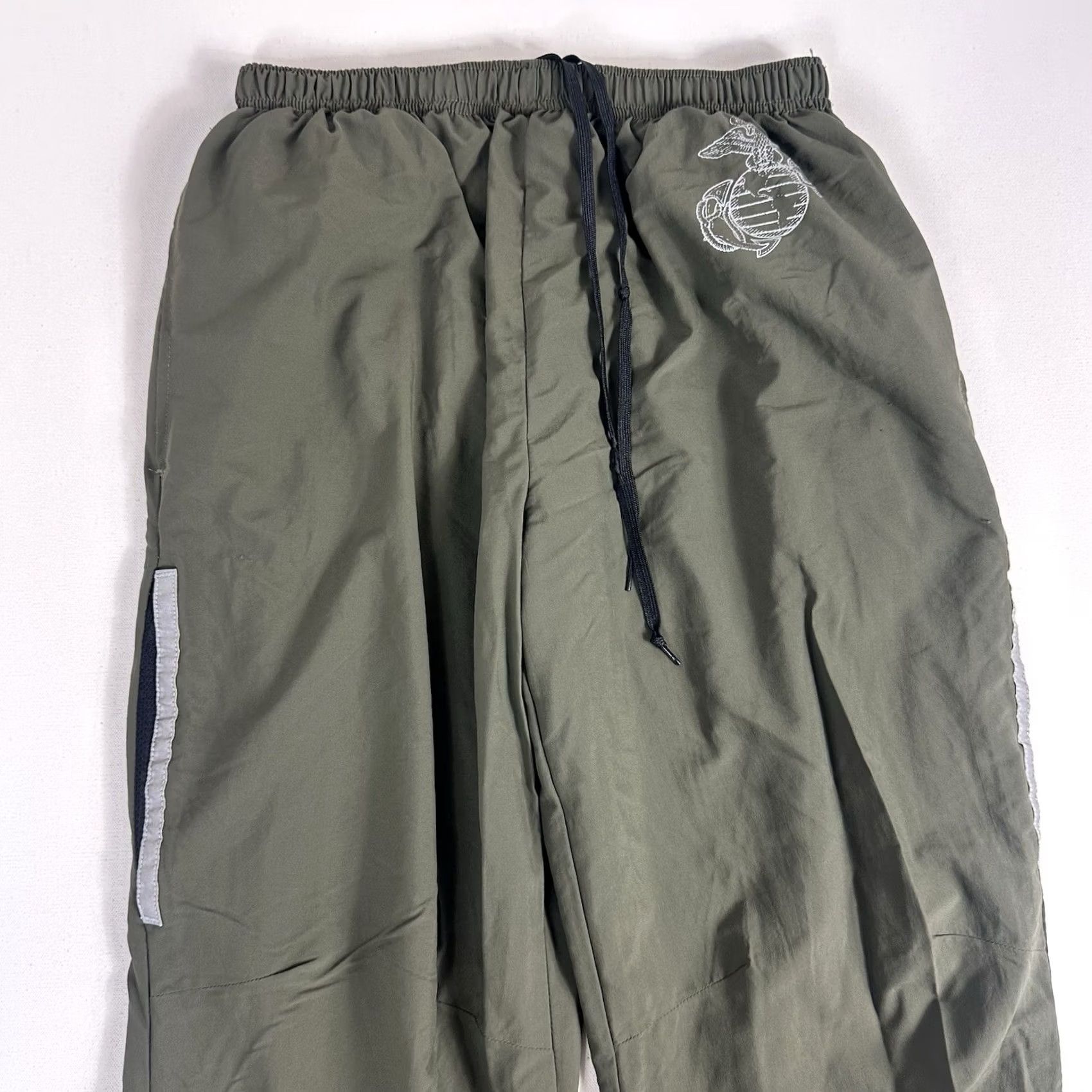 New Balance New Balance US Marines Sweat Pants Mens Small Long PT Green Semper Fi USMC Gym Size US 29 - 4 Thumbnail