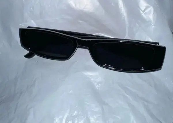 Japanese Brand Small Rectangle Sunglasses Size ONE SIZE - 3 Thumbnail