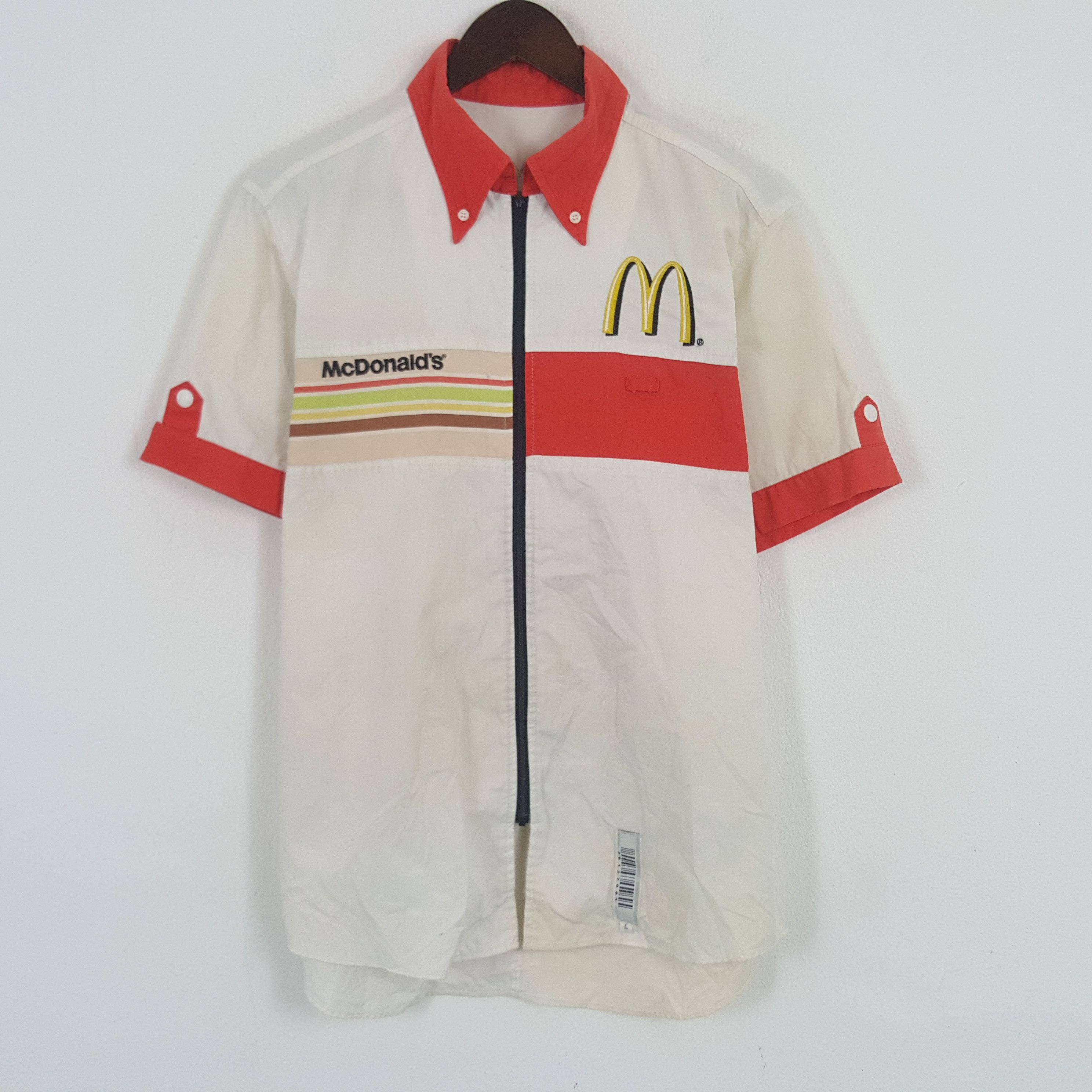 Uniform Wares × Vintage Vintage Mcdonald Worker Button Up Shirt Size US L / EU 52-54 / 3 - 1 Thumbnail