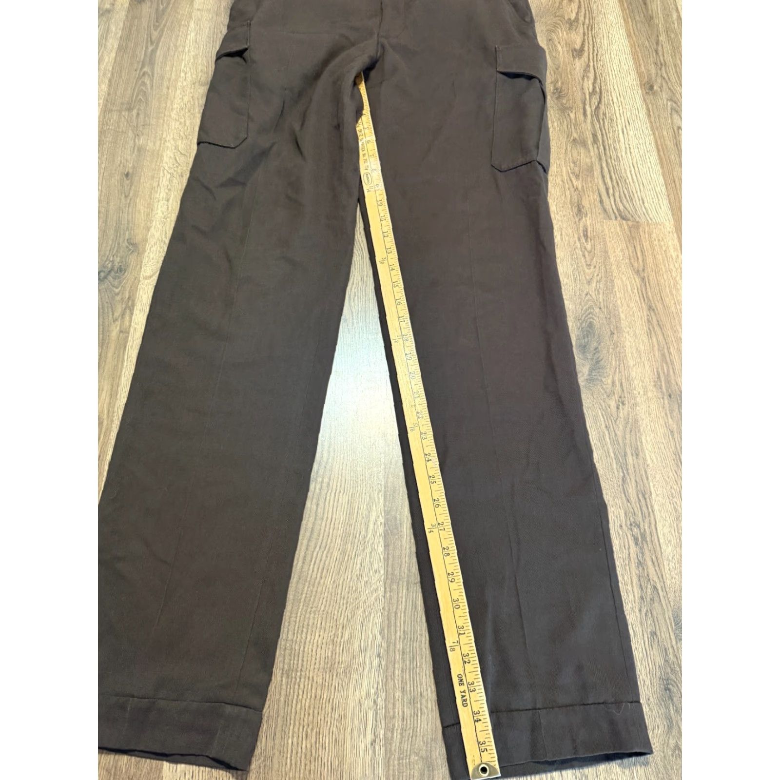 Vintage Blauer Pants Men 34 Brown Straight Leg Cargo Pockets Casual Workwear Size US 34 / EU 50 - 7 Thumbnail