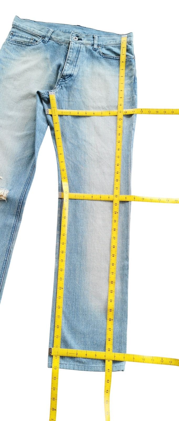 Japanese Brand Comme Ca Du Mode Men - Leather Back Pocket Size US 32 / EU 48 - 10 Thumbnail