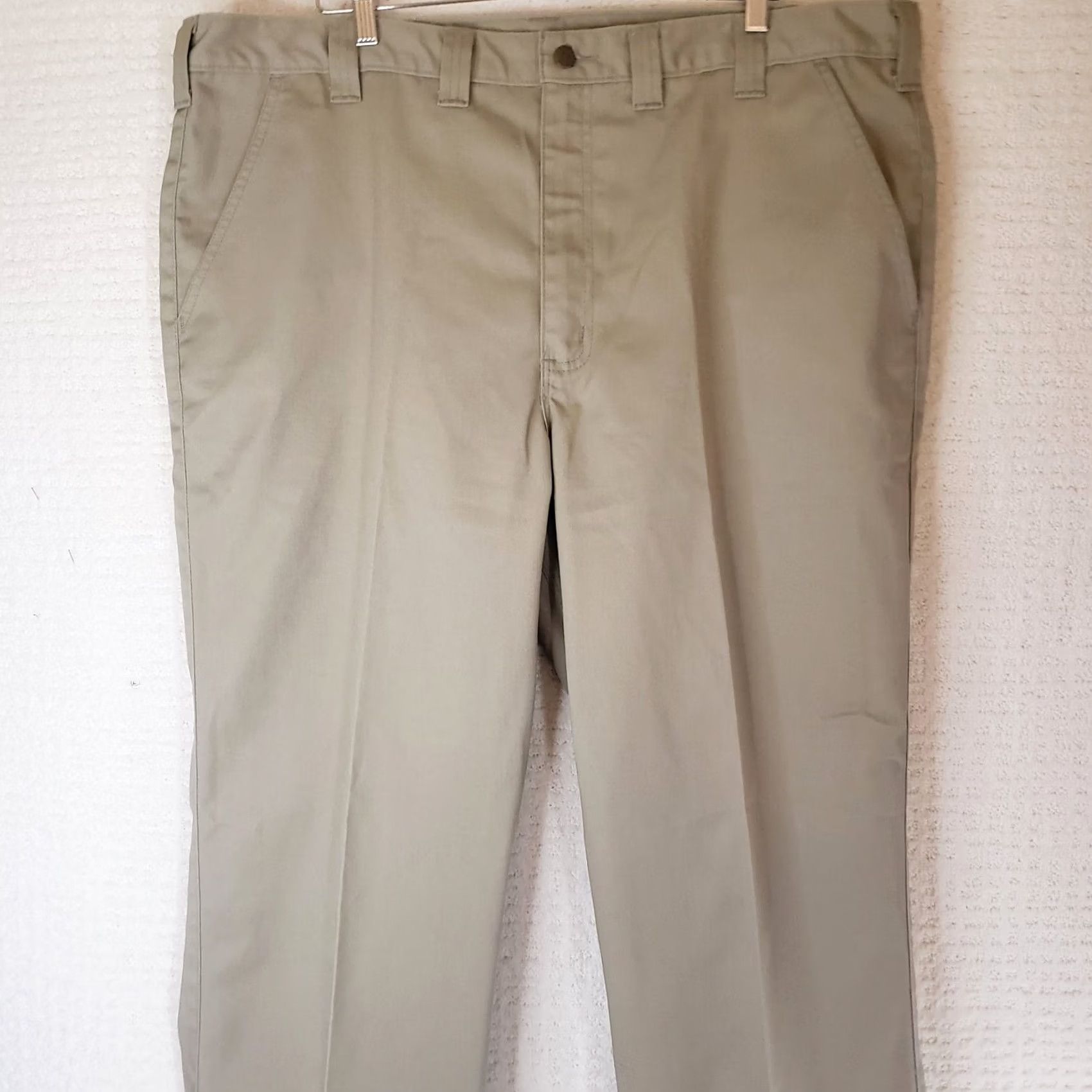 Carhartt Carhartt B290 KHI Khaki Twill Work Relaxed Fit Pant - 44 Size - Beige Size US 44 / EU 60 - 2 Thumbnail