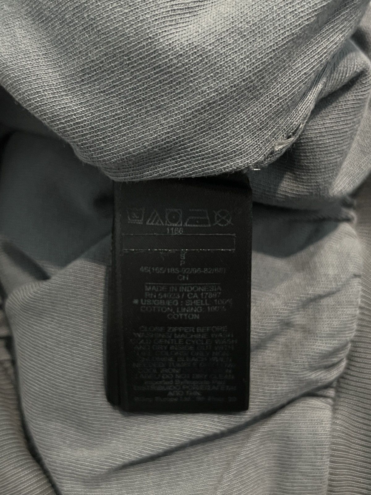 Balenciaga × Gap × Yeezy Yeezy Gap Zip Up Hoodie Poetic Grey Small Size US S / EU 44-46 / 1 - 5 Thumbnail