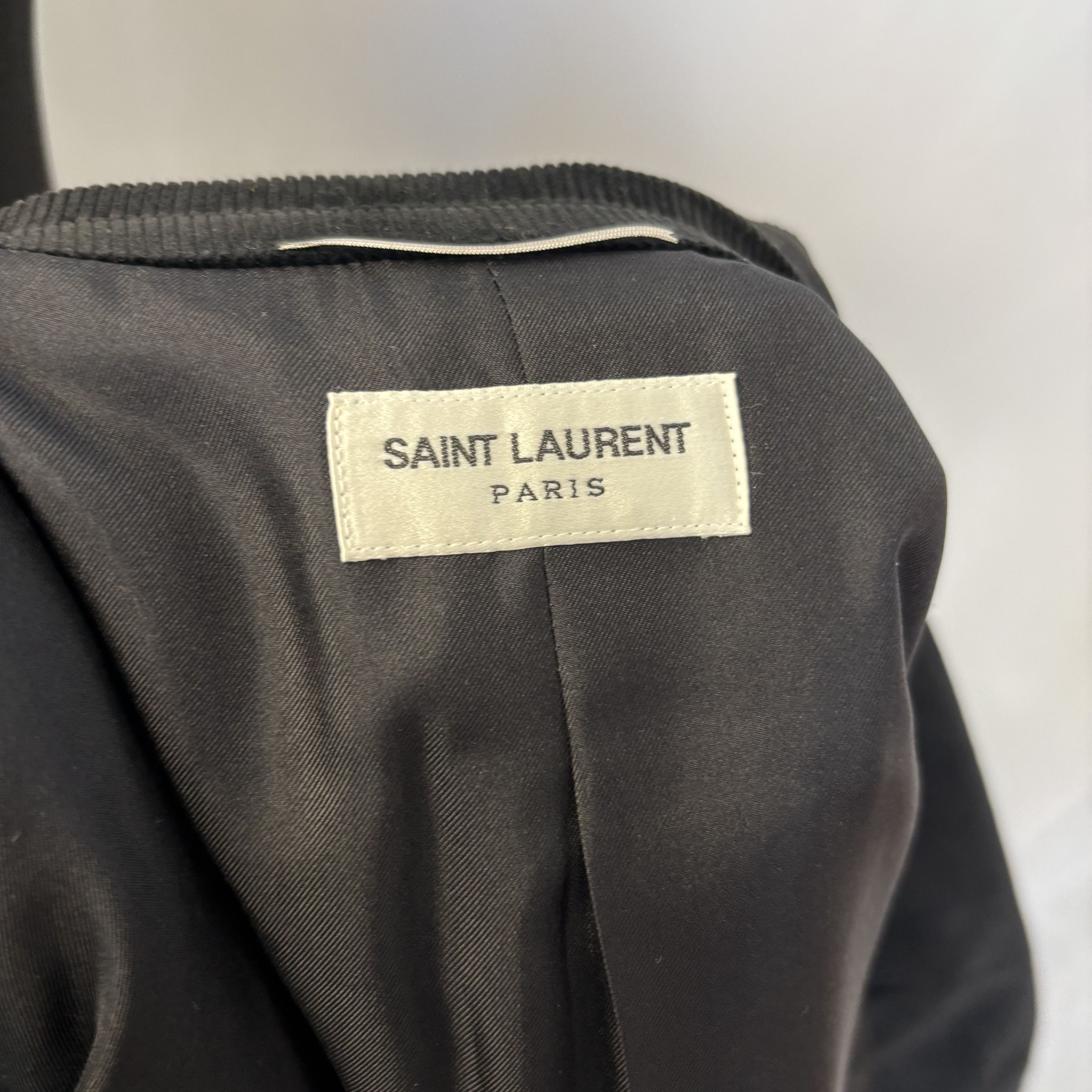 Saint Laurent Paris Saint Laurent Velvet Blazer Size 54R - 6 Thumbnail
