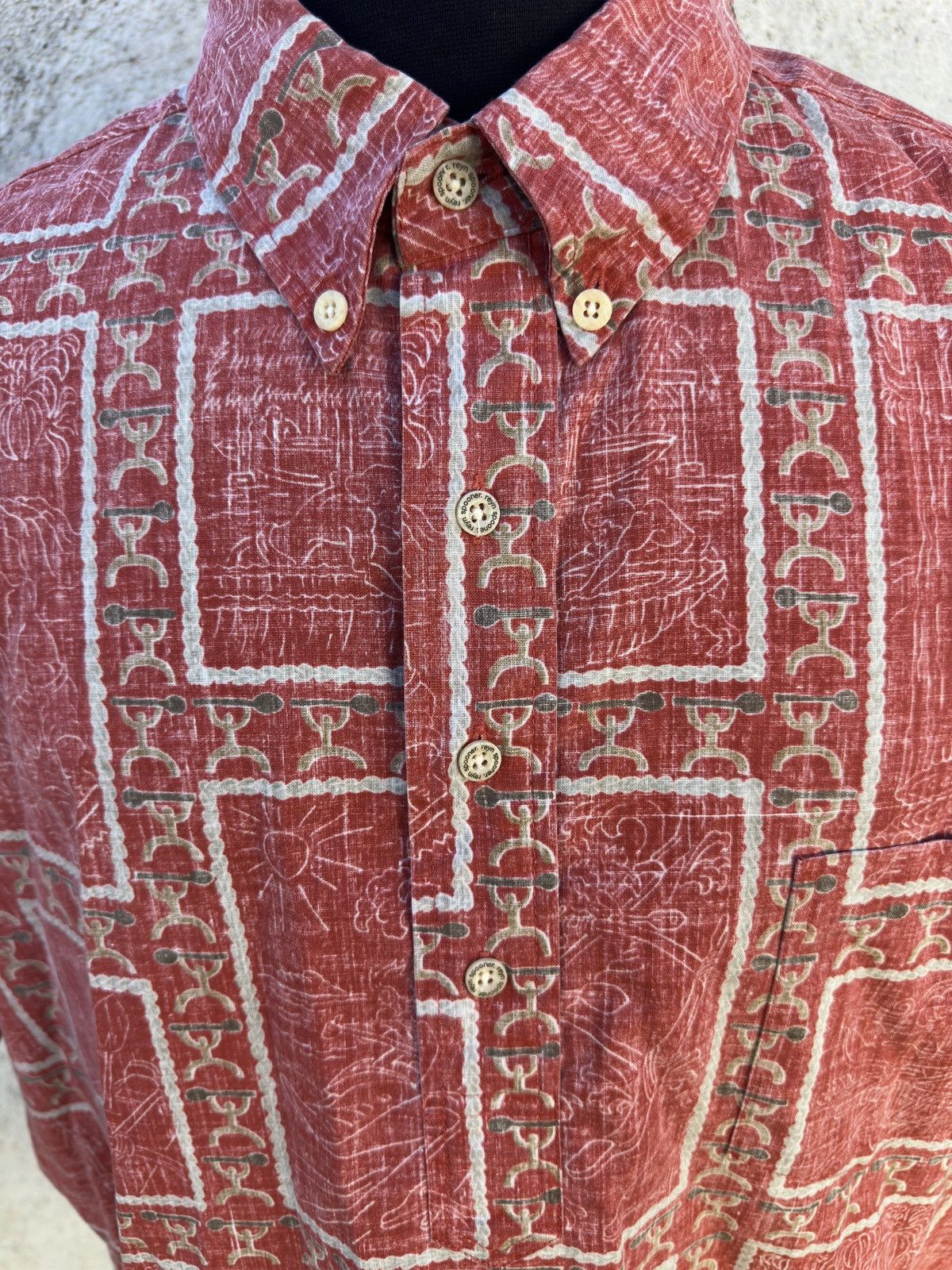 Reyn Spooner Reyn Spooner Dietrich Varez Red Hawaiian Print Men's XL Size US XL / EU 56 / 4 - 3 Thumbnail